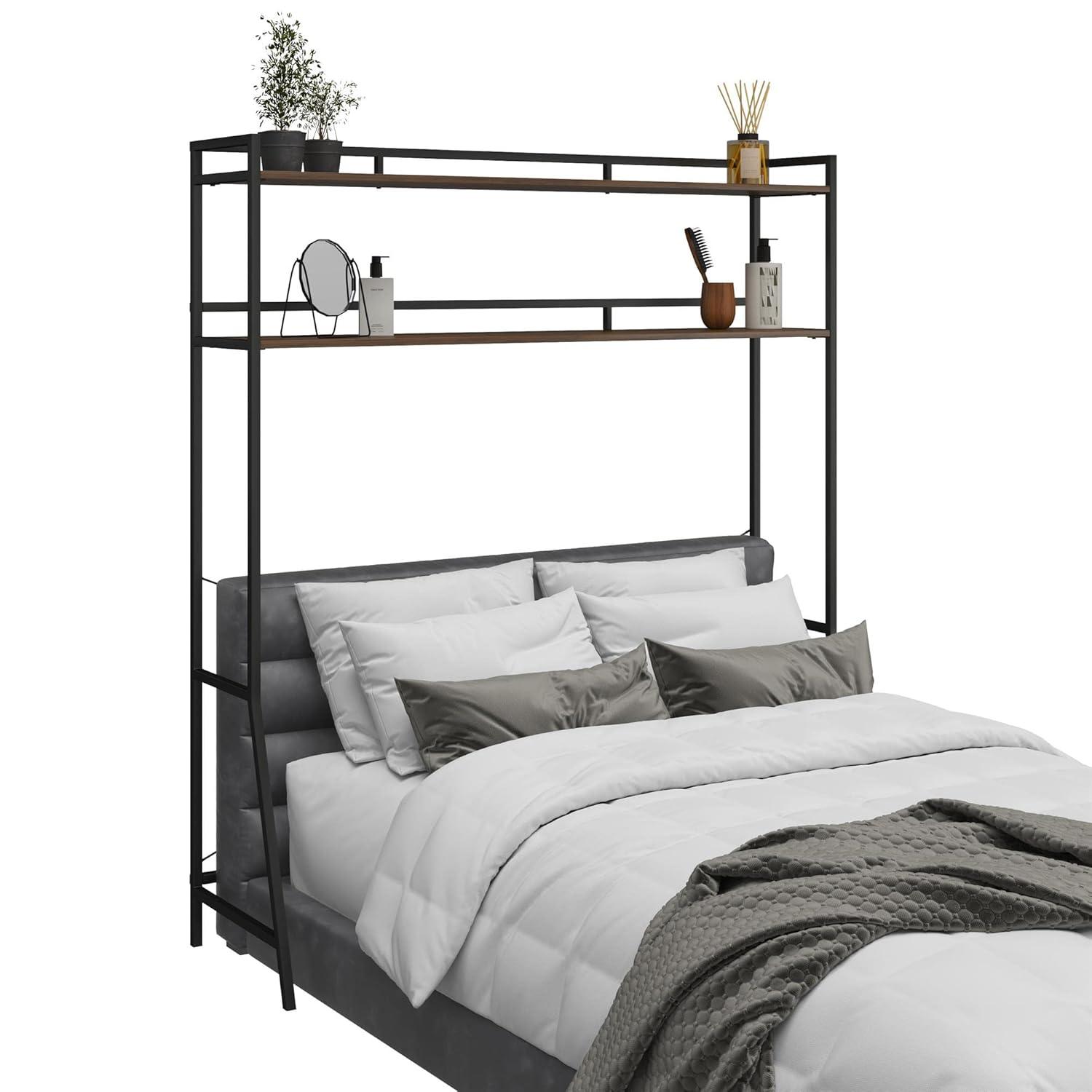 Novogratz Beverly Over-The-Bed Storage Shelves for Twin & XL Twin Beds