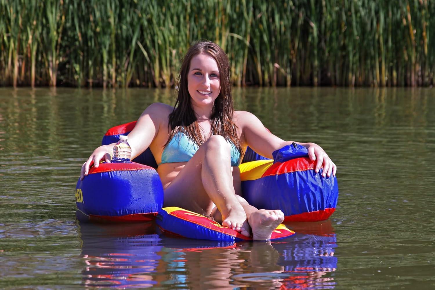 Airhead 1 Person Bimini Lounger II Water Floats and Inflatables