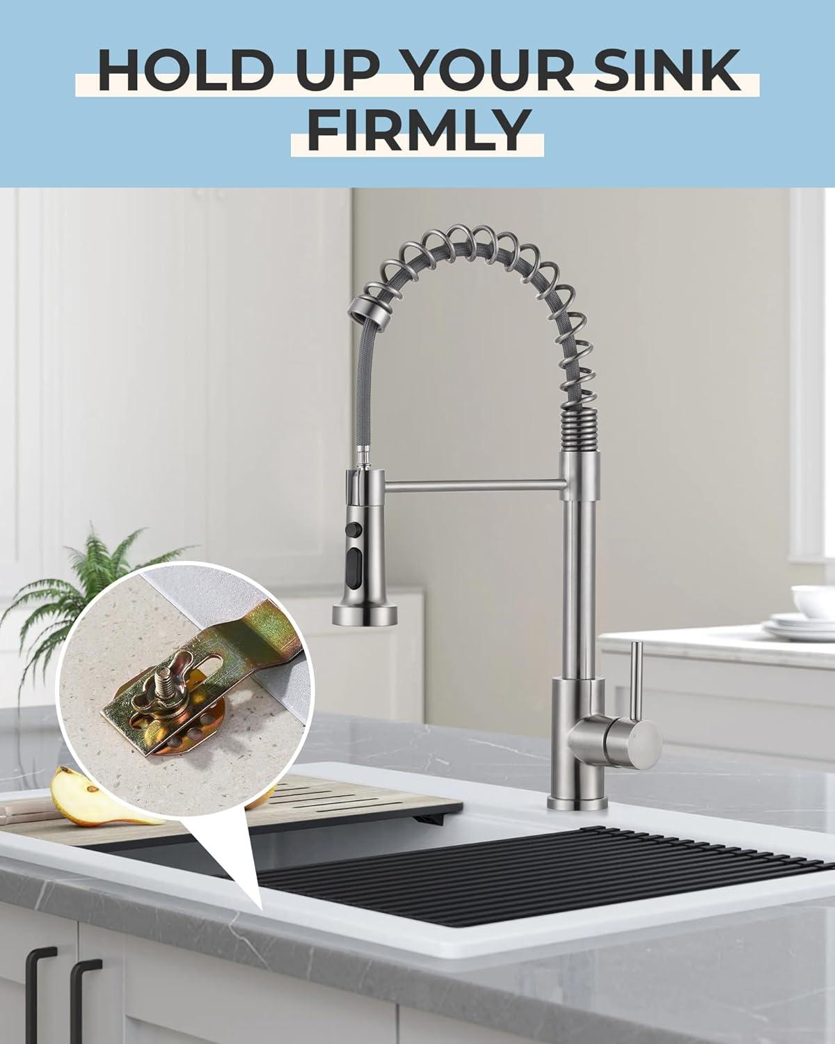 PREMIUM Sink Clips-10 Pack Kit, Undermount Sink Clips, Sink Brackets, Bathroom Sink Clips, Kitchen Sink Clips, Epoxy Sink Clips, Sink Clip, Heavy Duty Sink Clips