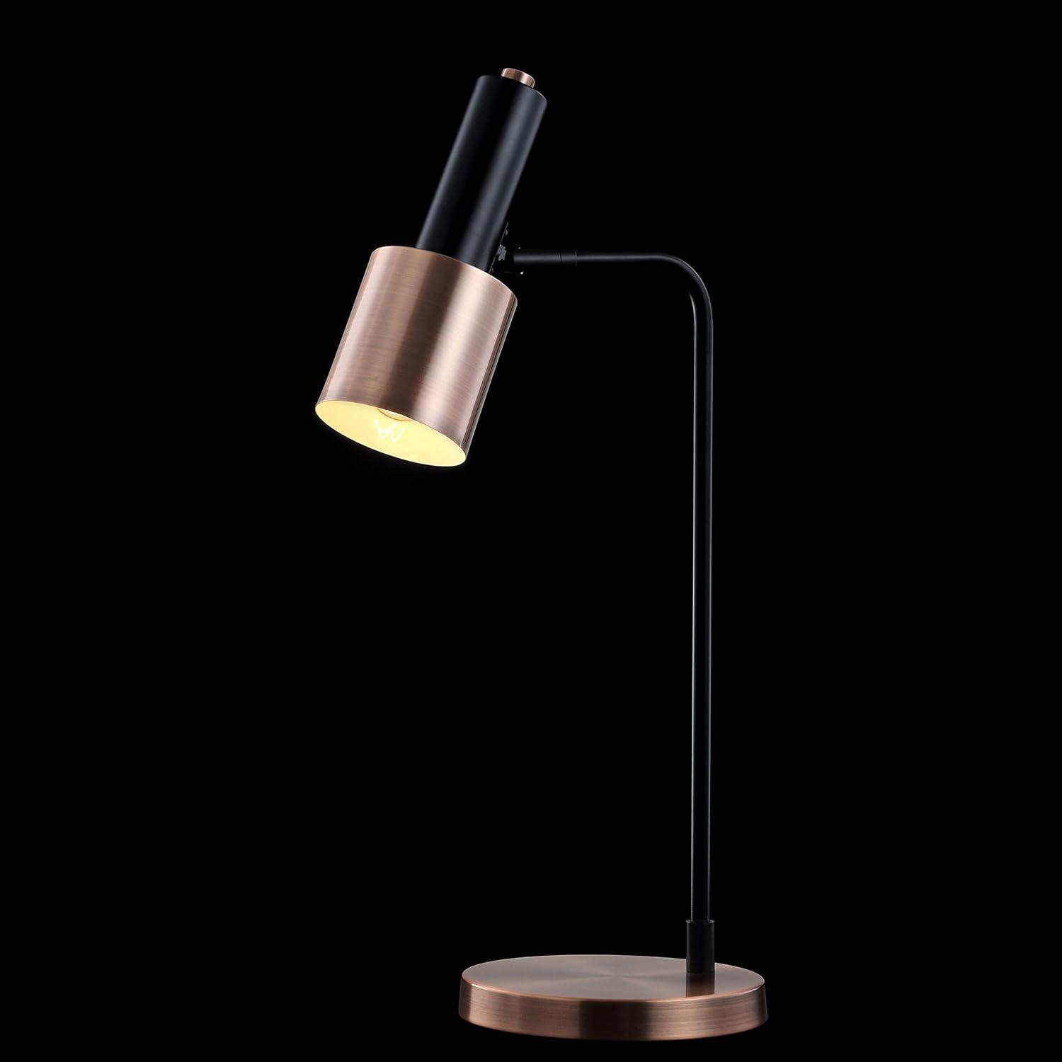 Jonathan Y Lighting Jyl6101 1 Light 22" Tall Led Gooseneck Desk Lamp - Copper