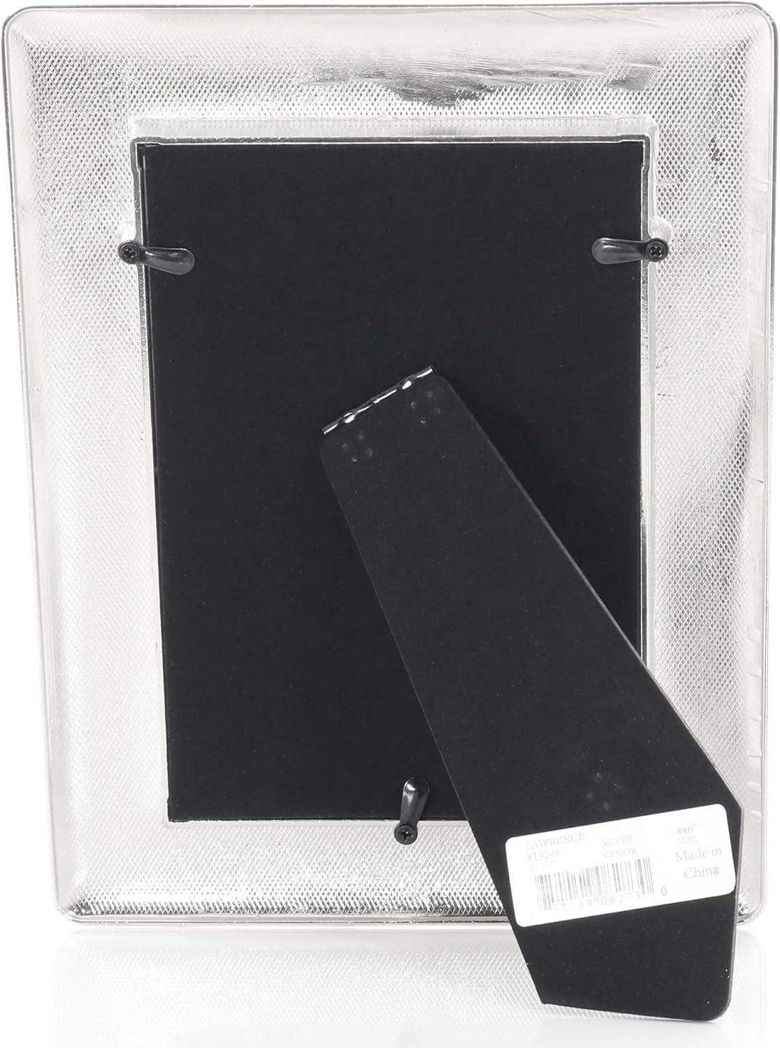 Silver Metal Picture Frame - Pebble Design 4x6