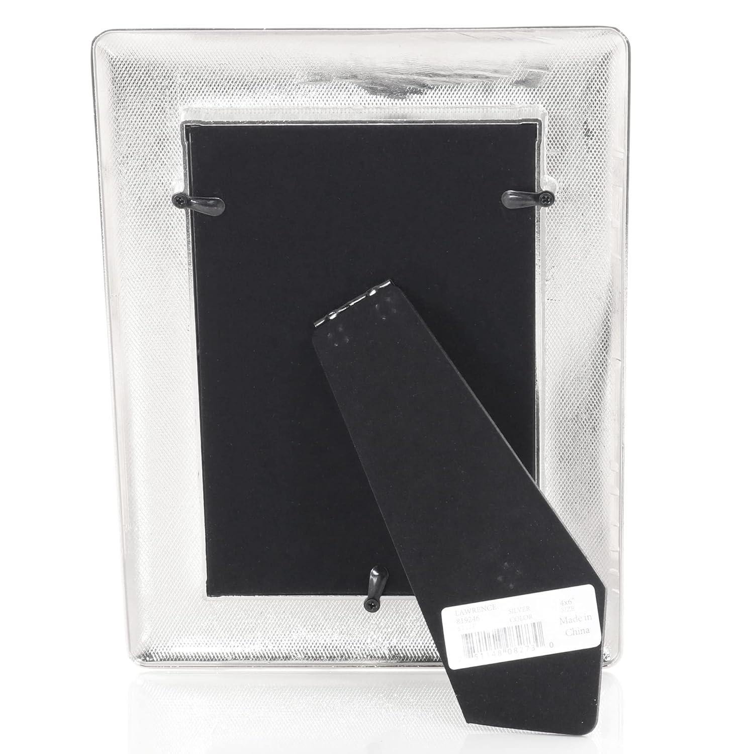 Silver Metal Picture Frame - Pebble Design 4x6