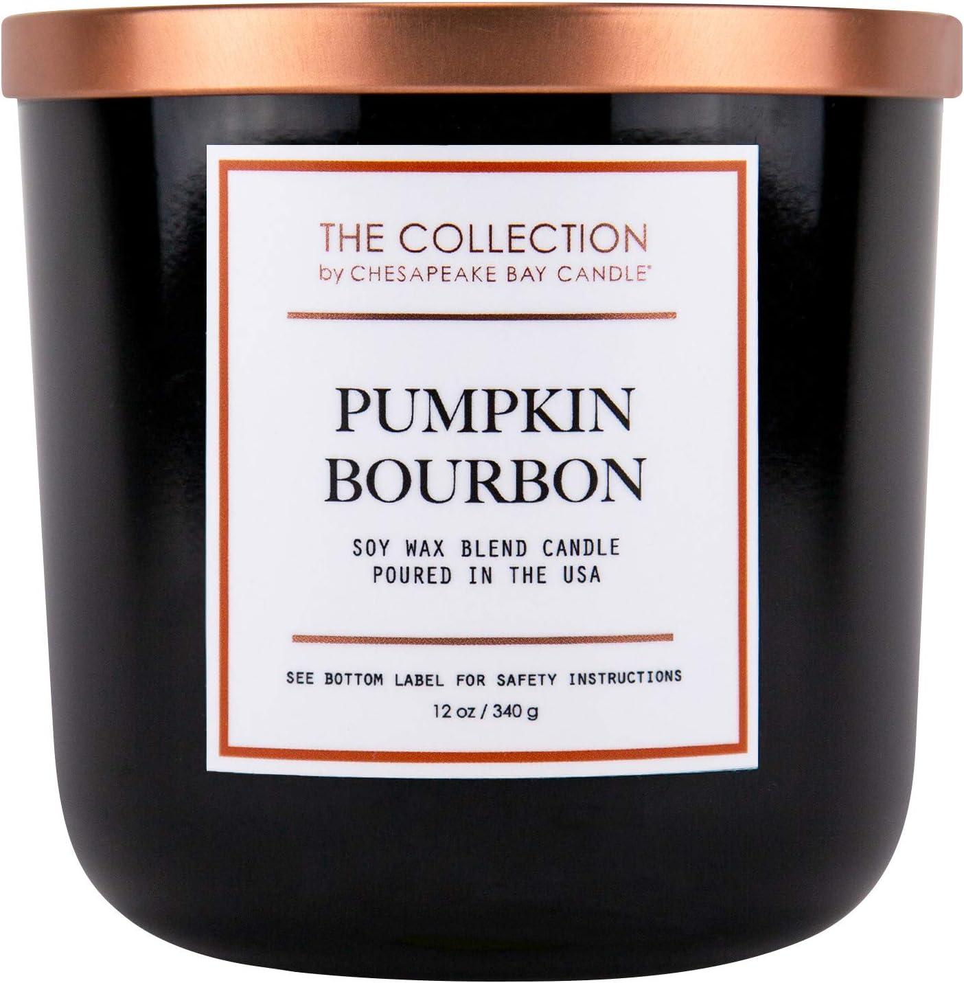 Black Soy Pumpkin Bourbon Scented Jar Candle