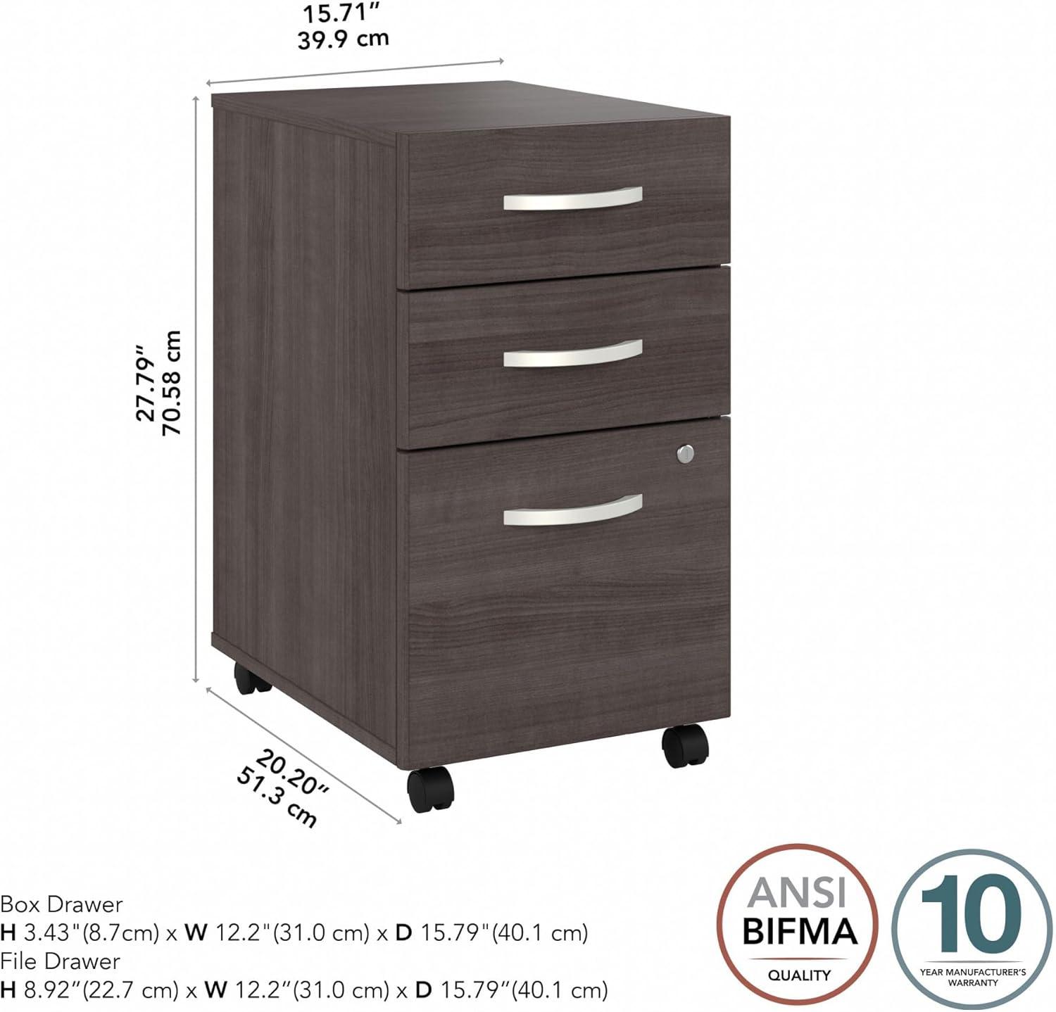 Studio C 16'' Wide 3 -Drawer File Cabinet