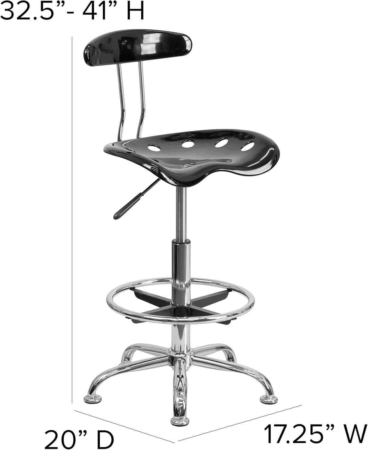 Flash Furniture Monroe Adjustable Height Swivel Bar Stool