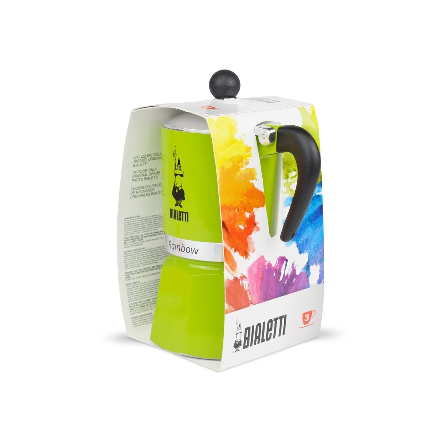 Bialetti Moka Express Rainbow Percolator Coffee Maker