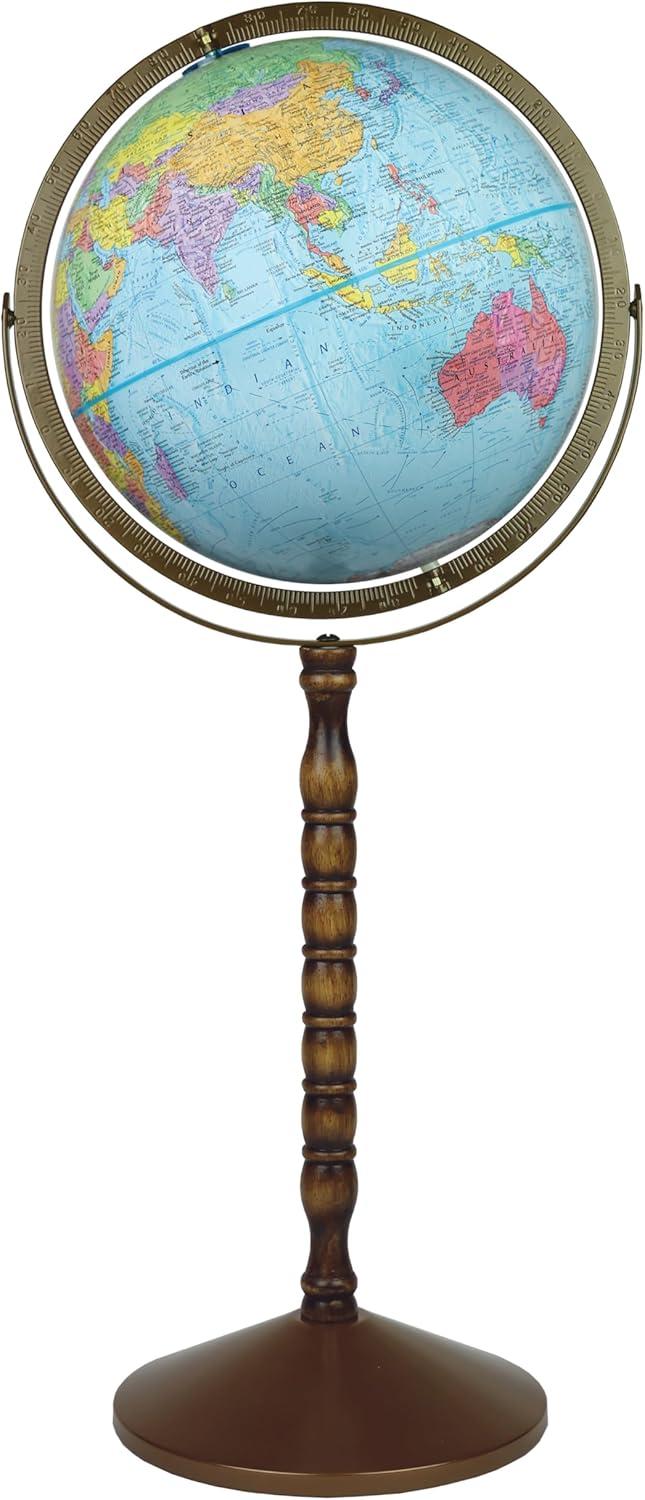 Replogle Treasury Floor Globe, Blue 12"