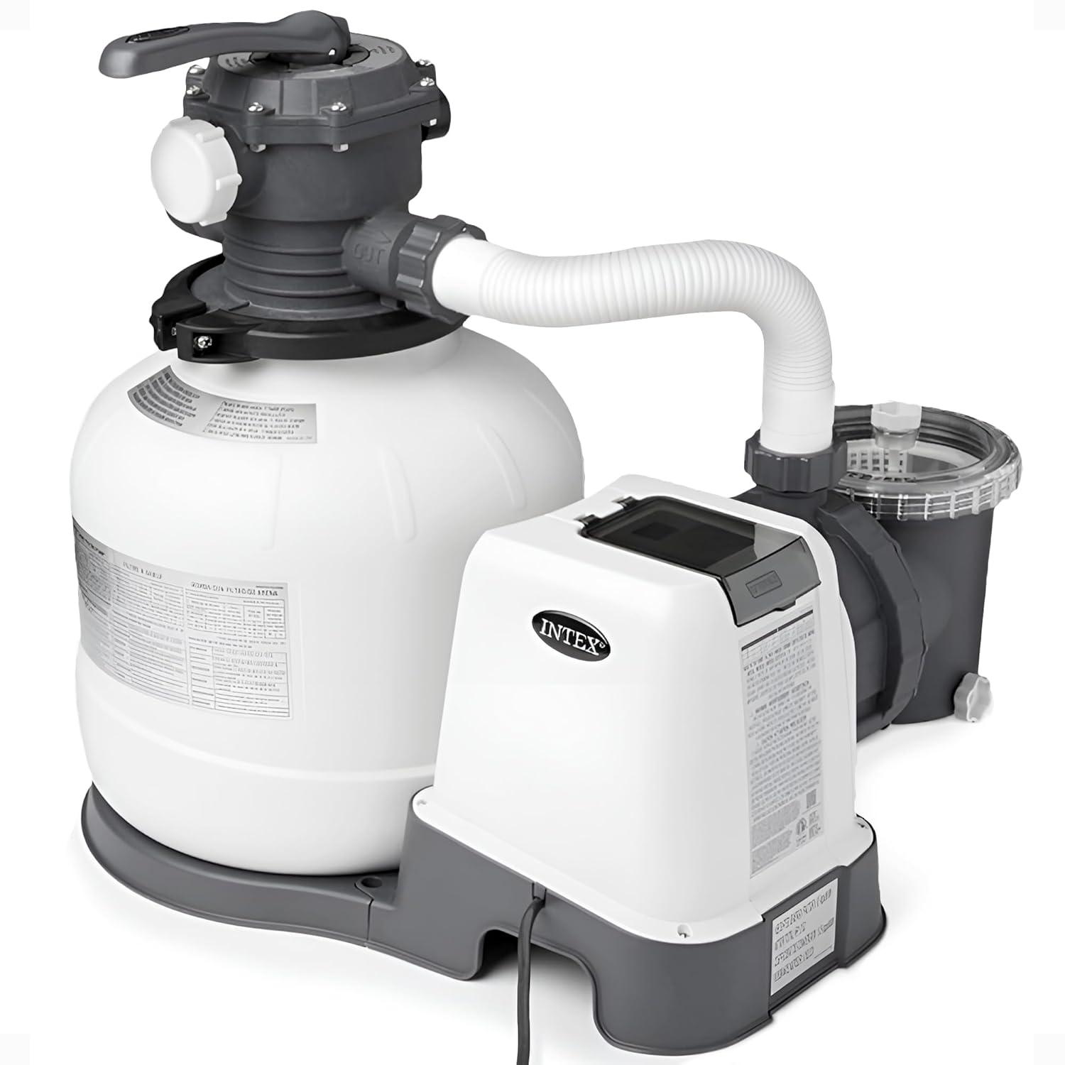 Intex 26647EG 2800 GPH Sand Filter Pump with Automatic Timer