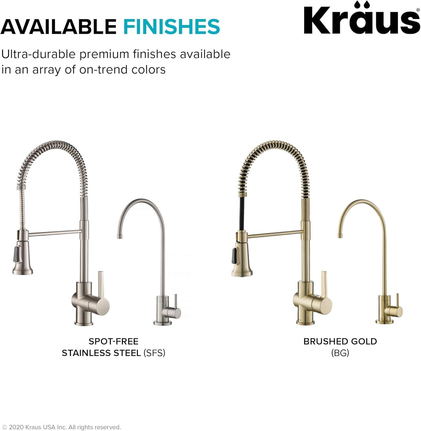 KRAUS Britt Single Handle Commercial Style Kitchen Faucet