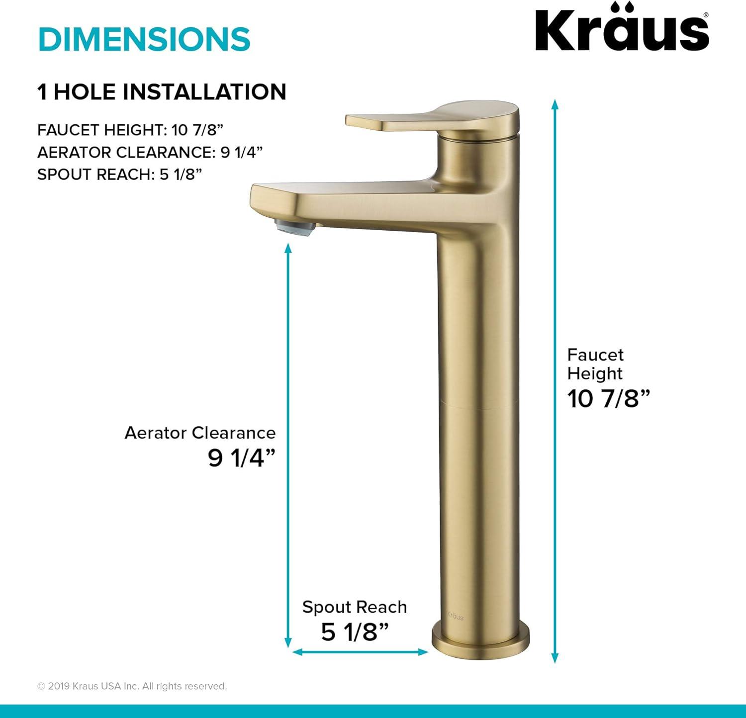 Indy Single Hole Bathroom Faucet