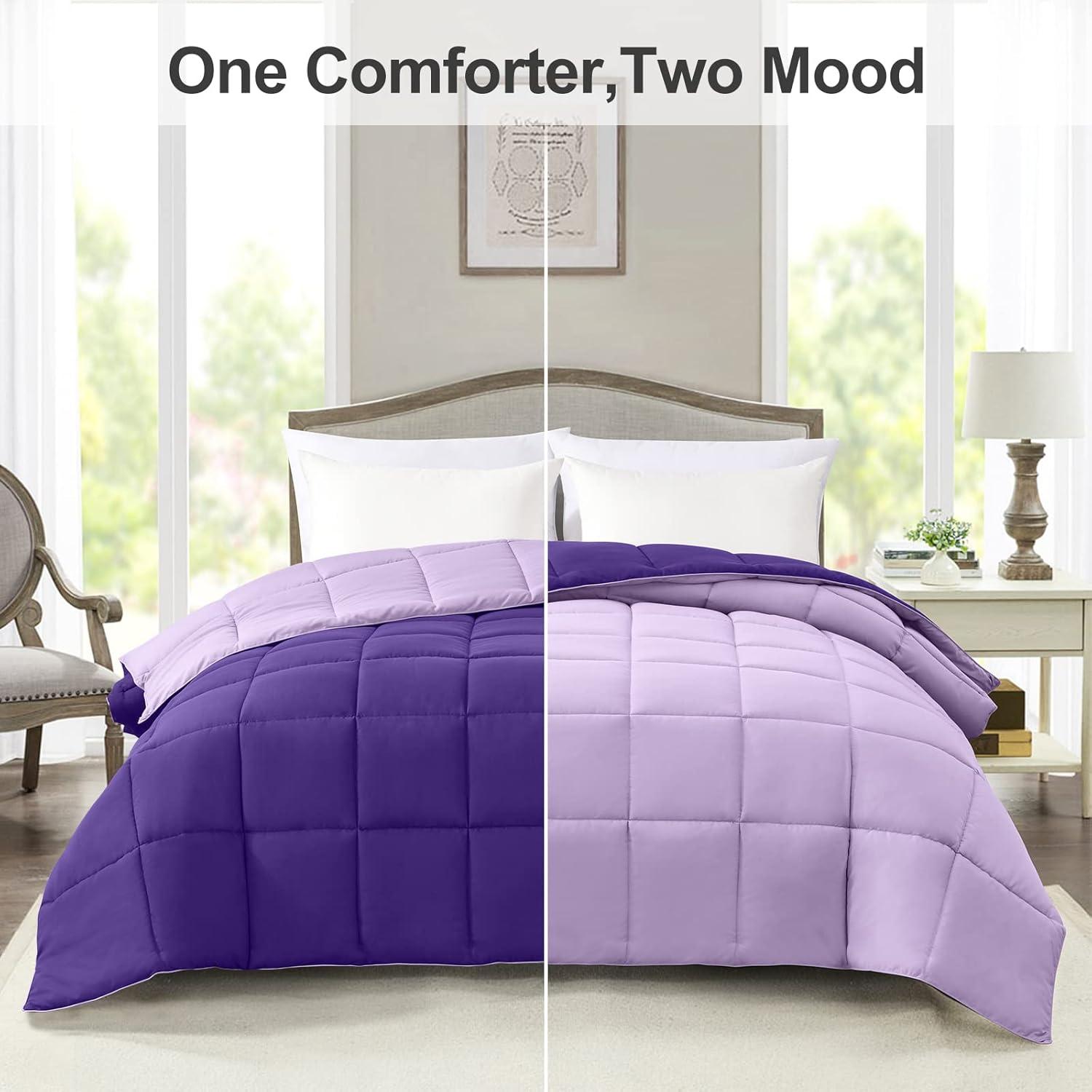Bedding Comforter Duvet Plum - Queen