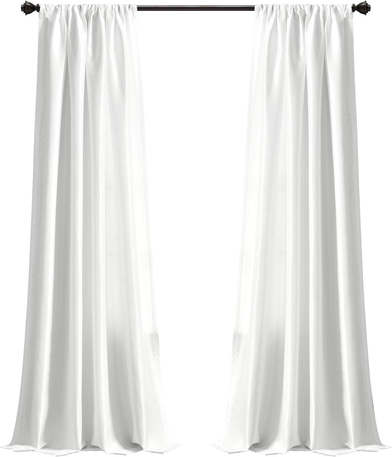 Venetian Polyester Semi-Sheer Curtain Panel