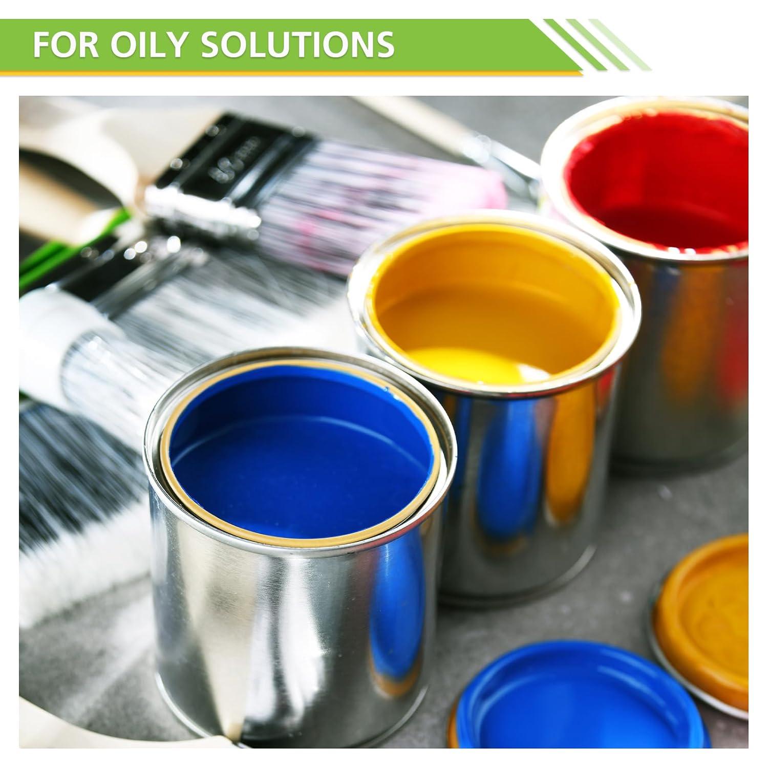 Cornucopia Brands Metal Paint Cans Quarter Pint Size w/ Lids, 6pk, Empty Unlined Mini Paint Pails