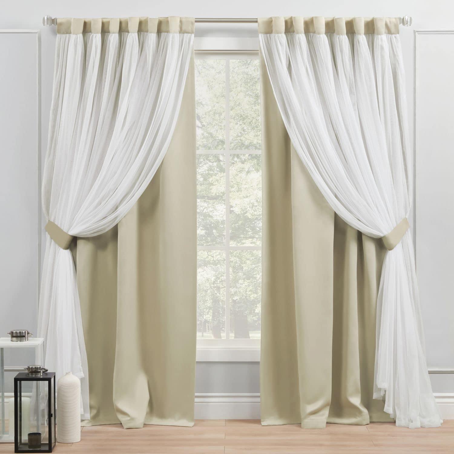 Amalgamated Textiles Polyester Curtain Pair