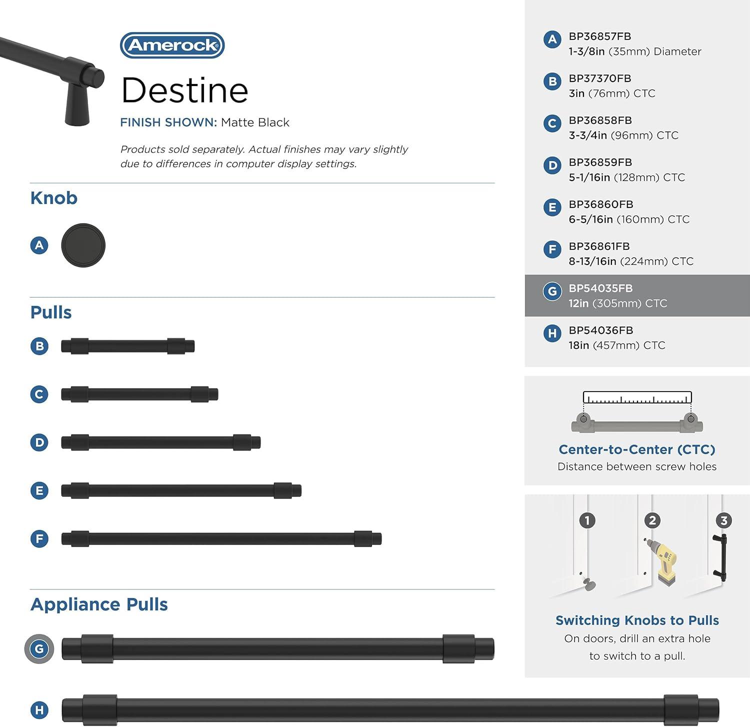 Amerock Destine Appliance Pull