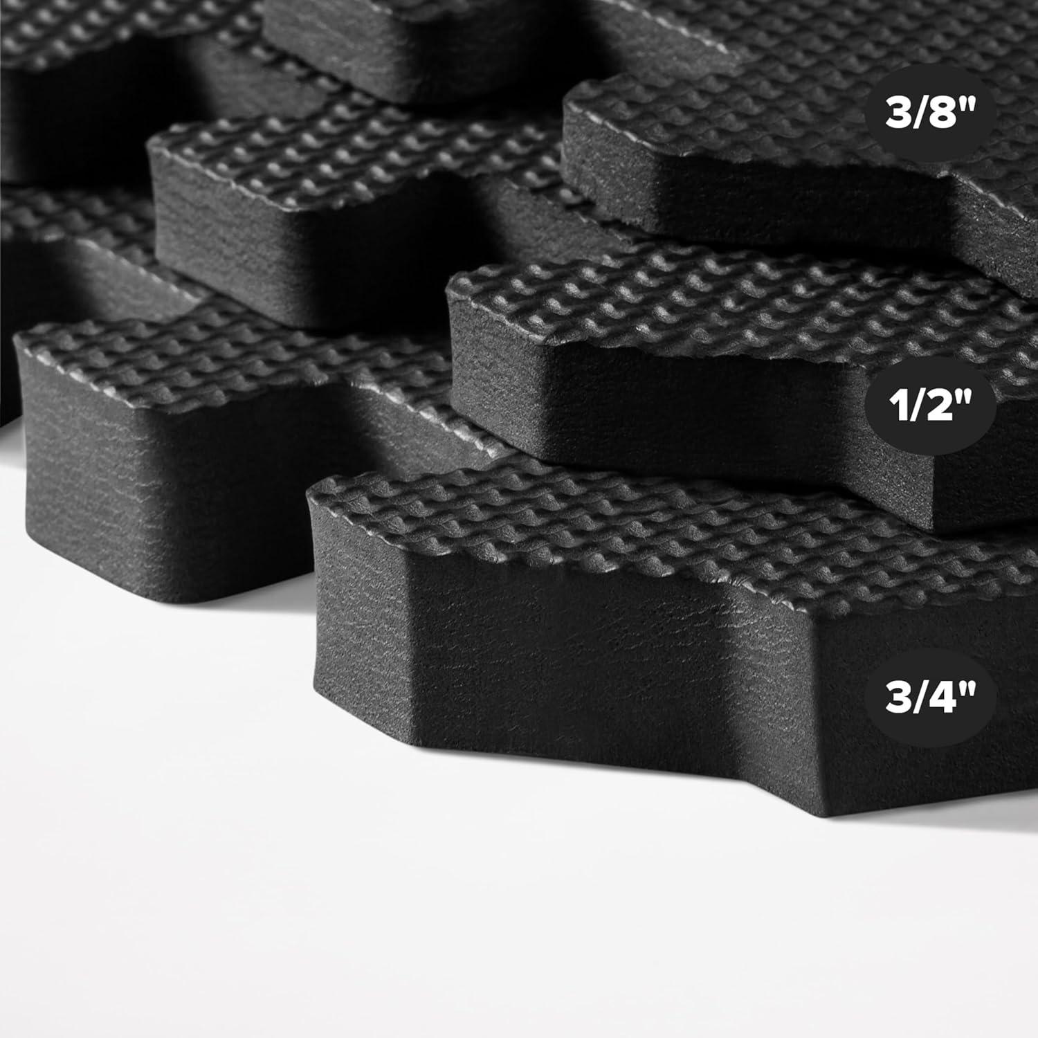 We Sell Mats 1/2" Thick Multipurpose Foam Floor Tile 100 Square Feet (25 Tiles)