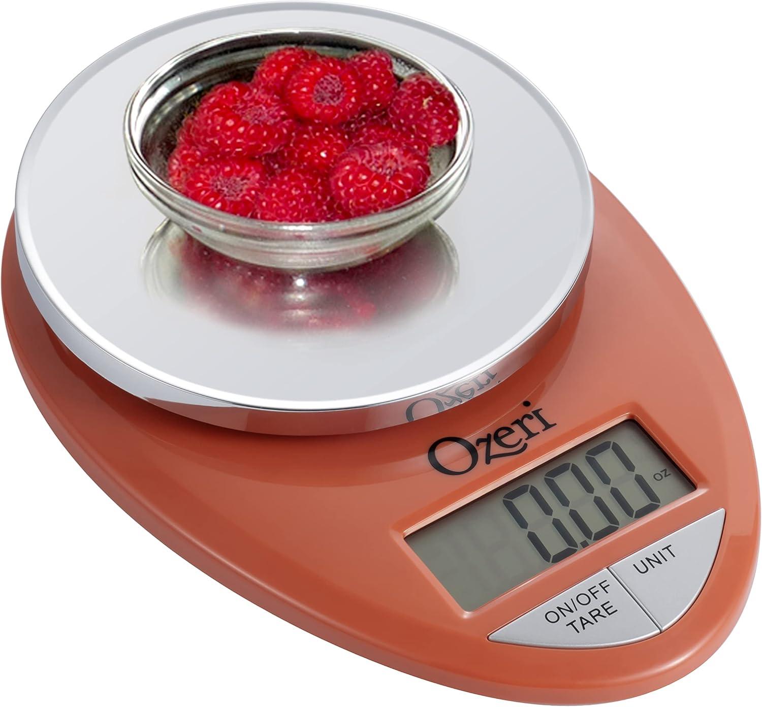 Ozeri Ozeri Pro Digital Kitchen Food Scale, 0.05 oz to 12 lbs (1 gram to 5.4 kg)