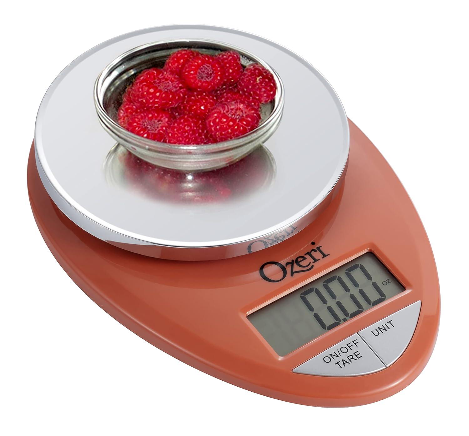 Ozeri Ozeri Pro Digital Kitchen Food Scale, 0.05 oz to 12 lbs (1 gram to 5.4 kg)