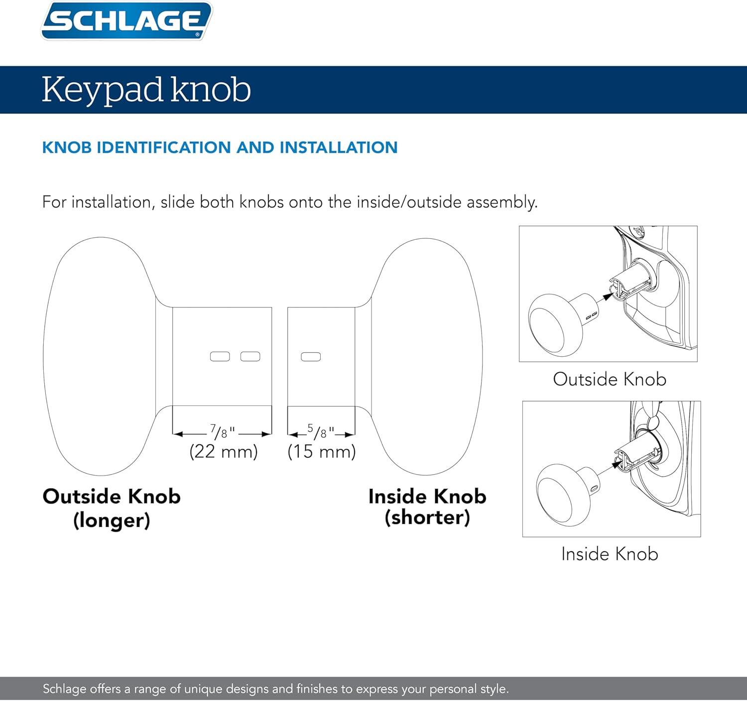 Keyless Entry Door Lever