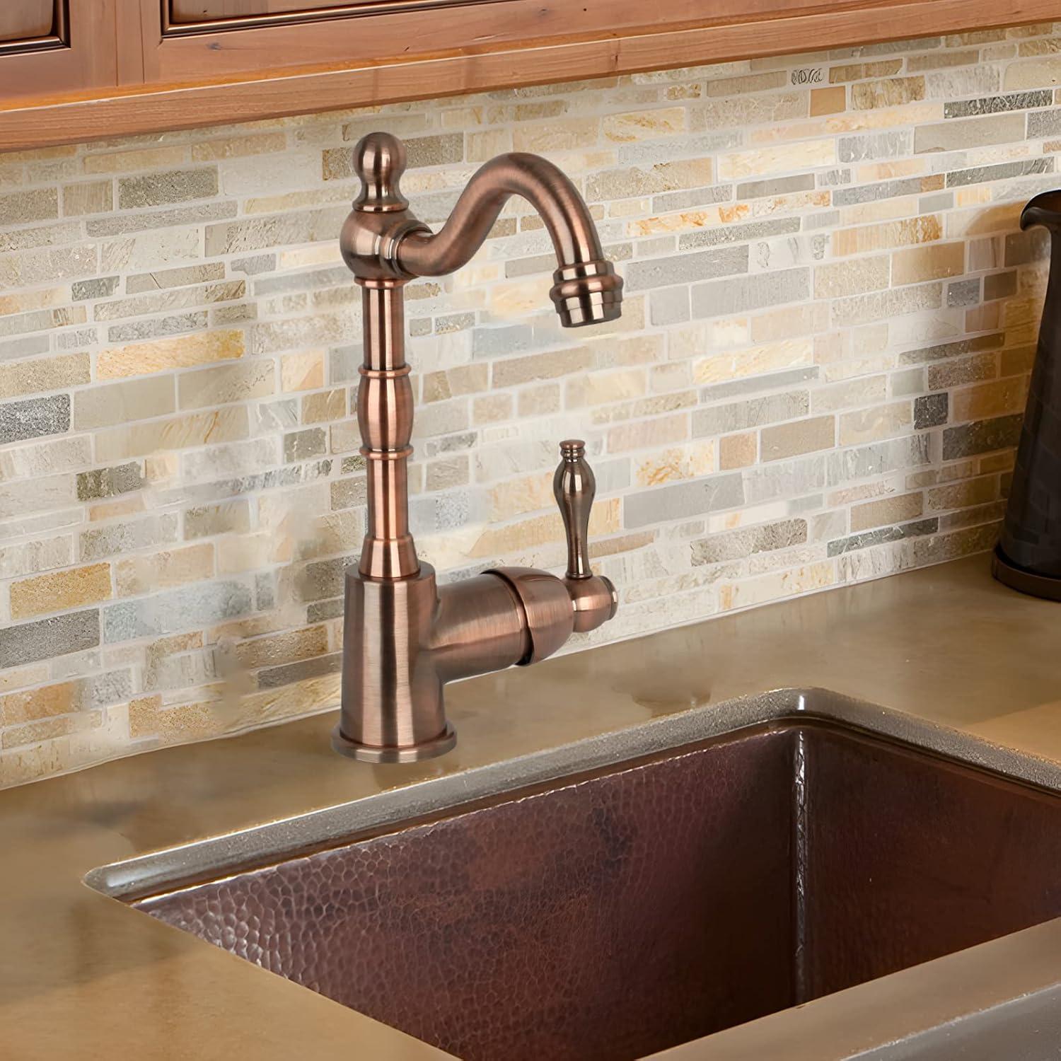 One-Handle Widespread Kitchen Bar Faucet