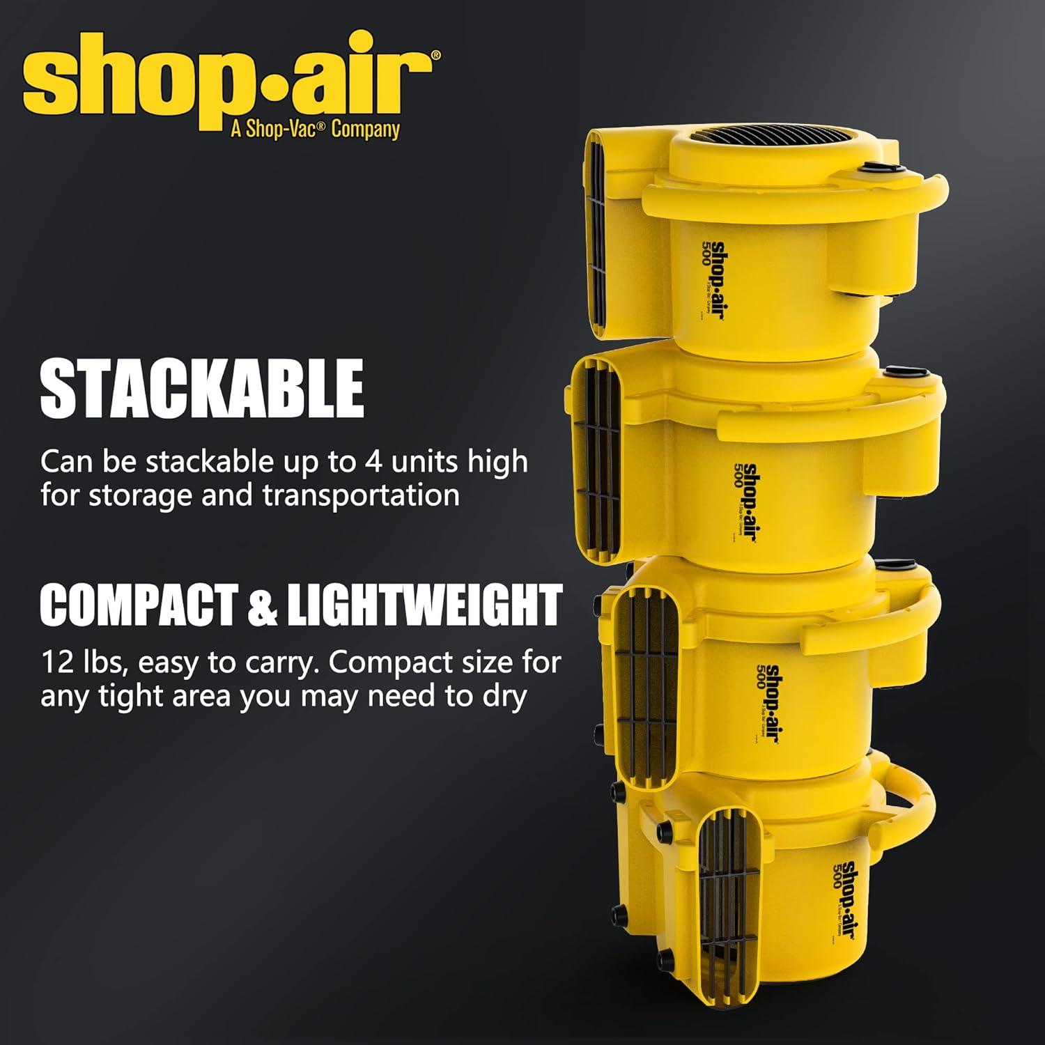 Shop Vac SVU-1032005 Professional 500 Maximum CFM Air Mover