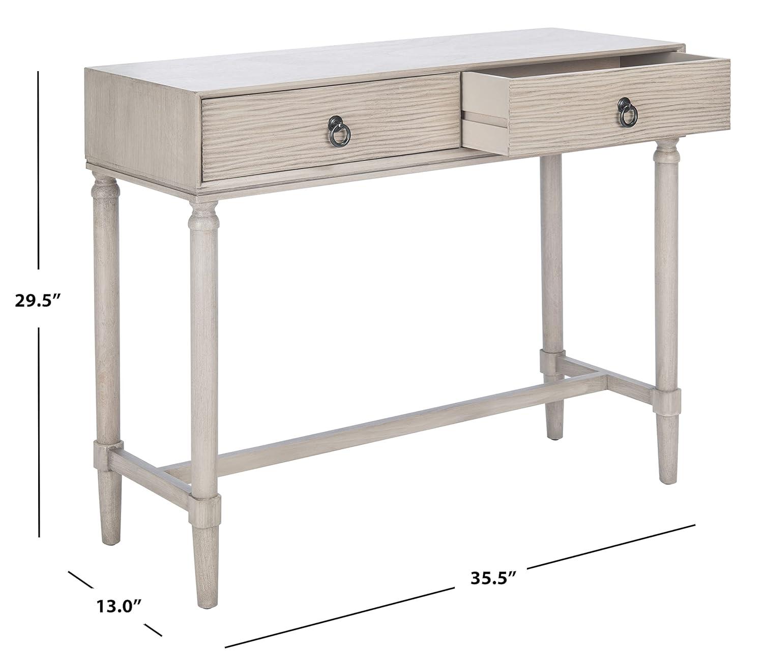 Aliyah 2 Drawer Console Table - CNS5729C - Beige - Safavieh