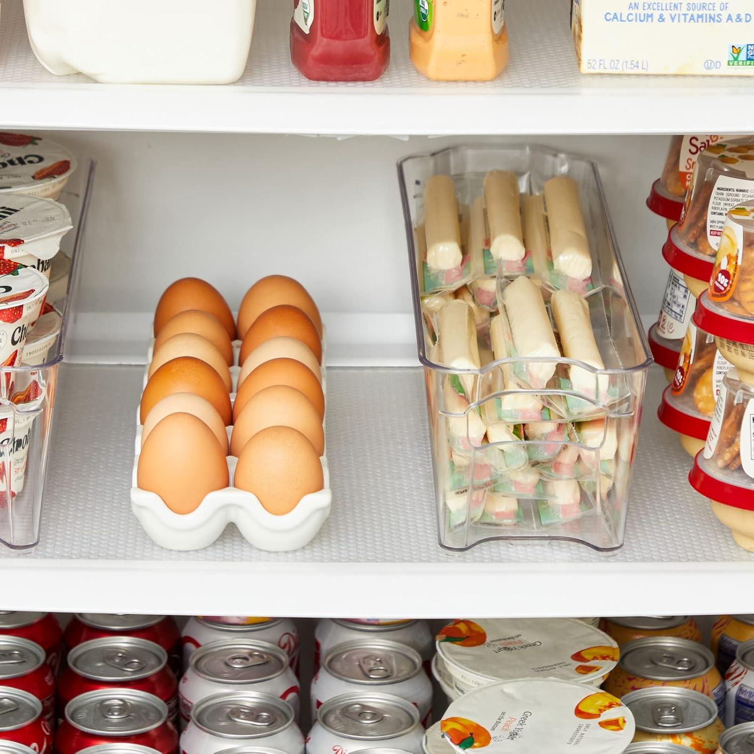 Stockroom Plus Non-Adhesive Clear Plastic Shelf Liner for Kitchen, Fridge, Pantry, Drawers (12 In x 20 Ft)