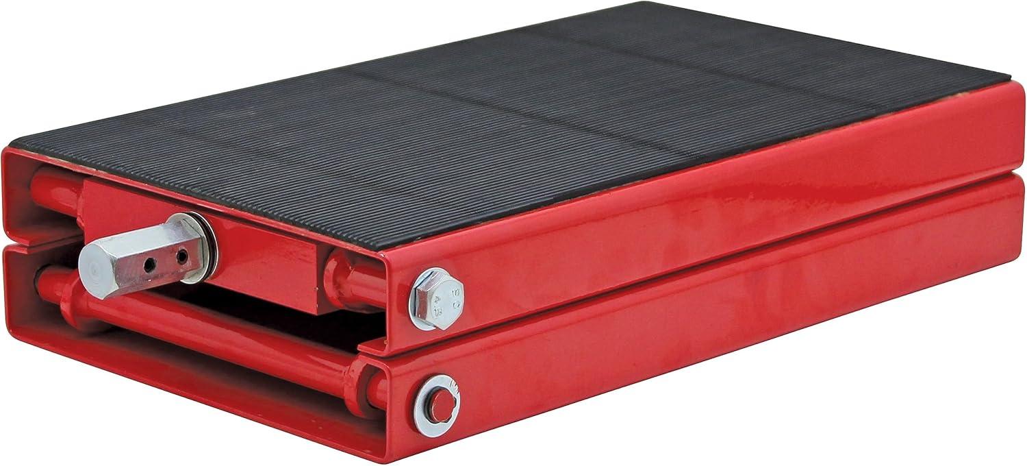 Extreme Max 5001.5044 1100 lb. Motorcycle Scissor Jack for Repair and Maintenance - Wide Non-Slip Padded Deck (9" x 15-1/8")