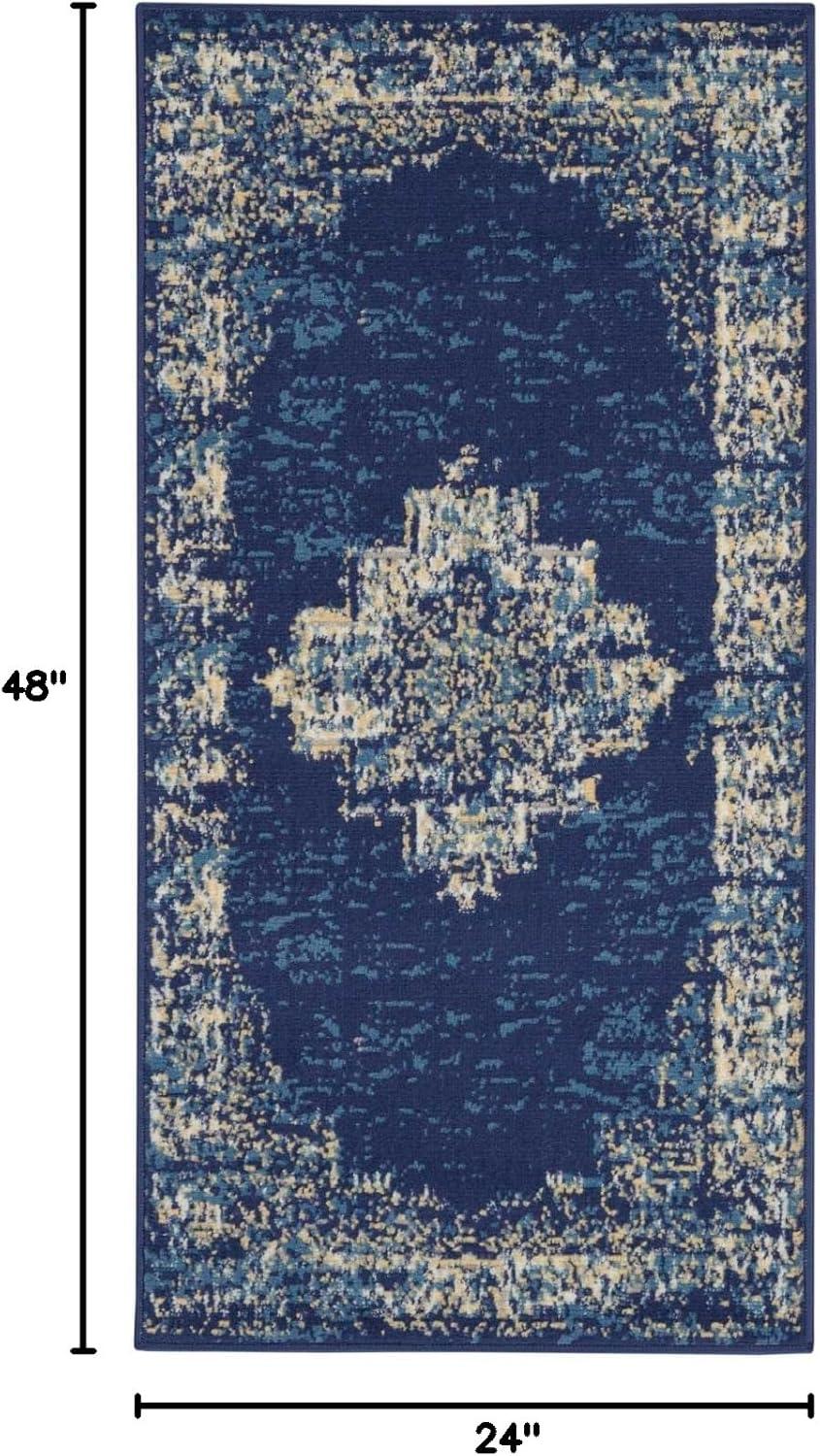 Nourison Grafix Center Medallion Area Rug