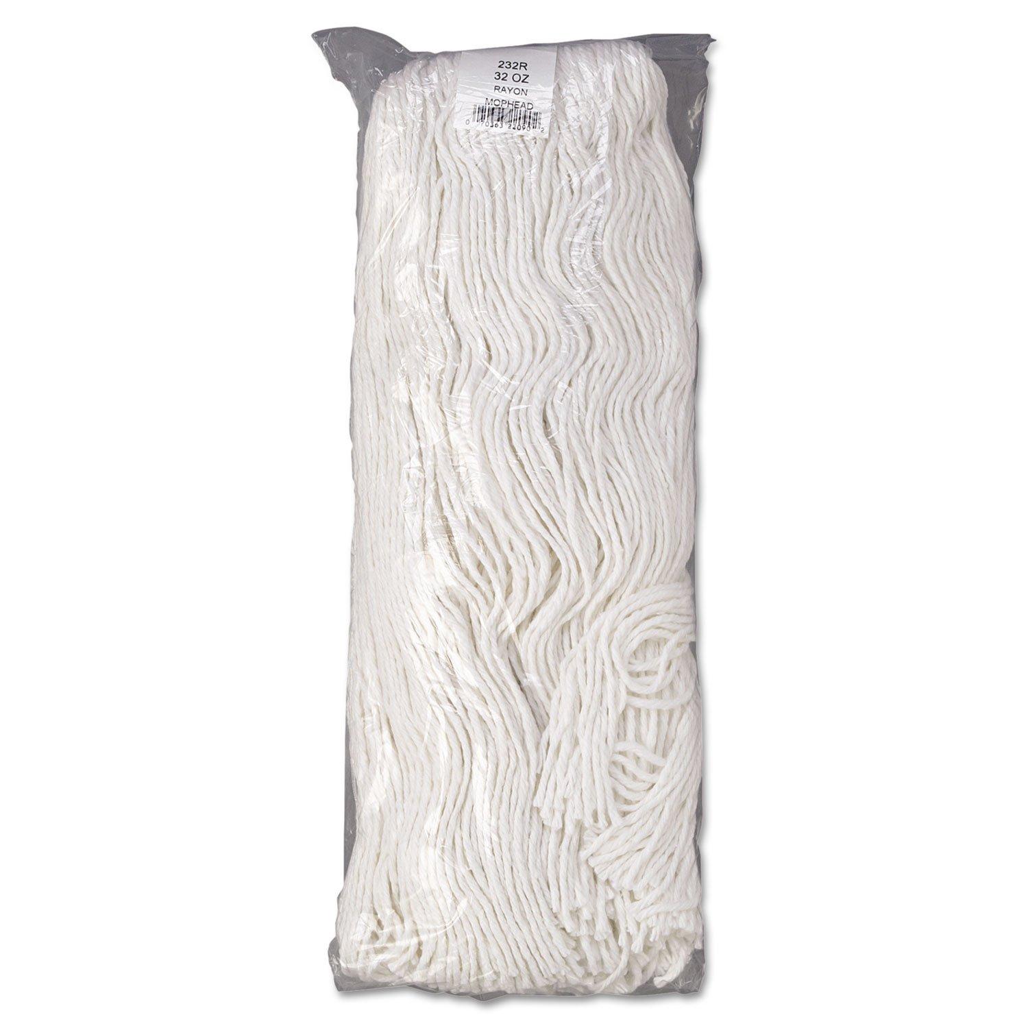 White Rayon Fiber Premium Mop Head for Efficient Cleaning