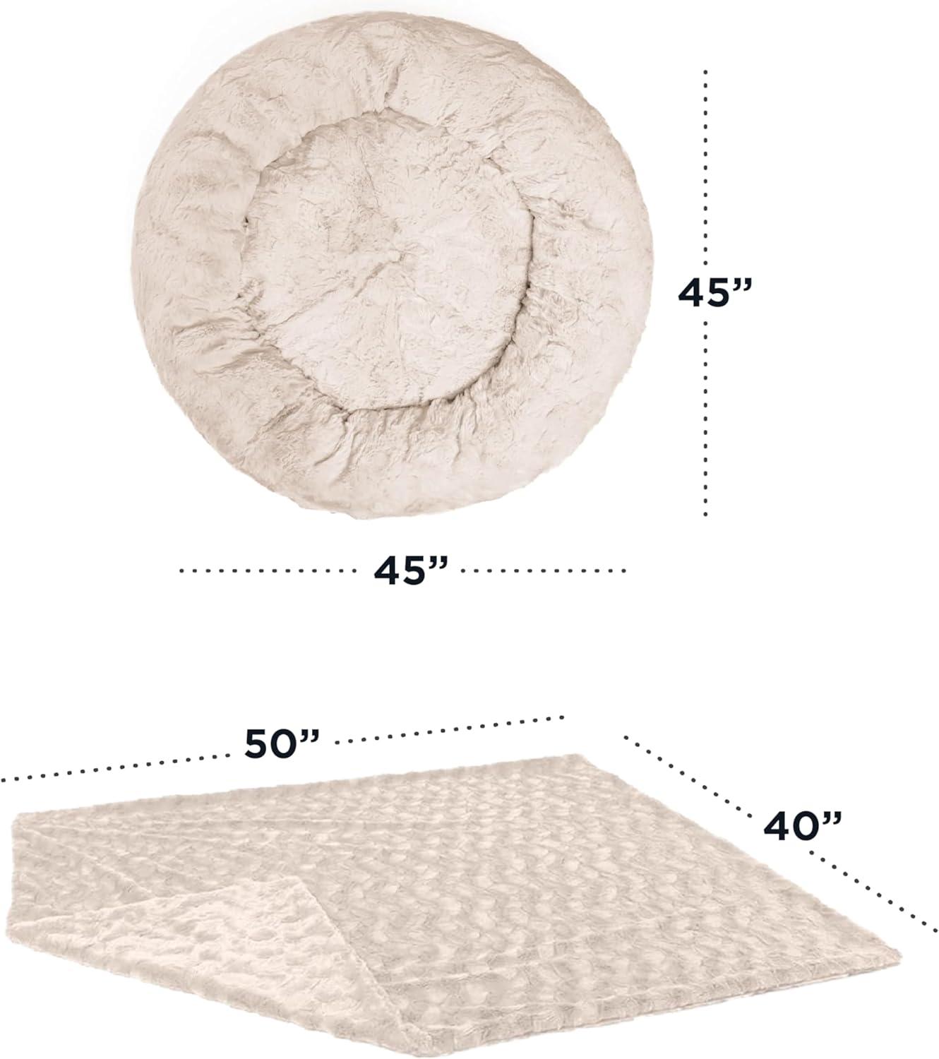 Best Friends By Sheri Best Friends by Sheri Bundle The Original Calming Lux Donut Cuddler Pet Bed/Throw
