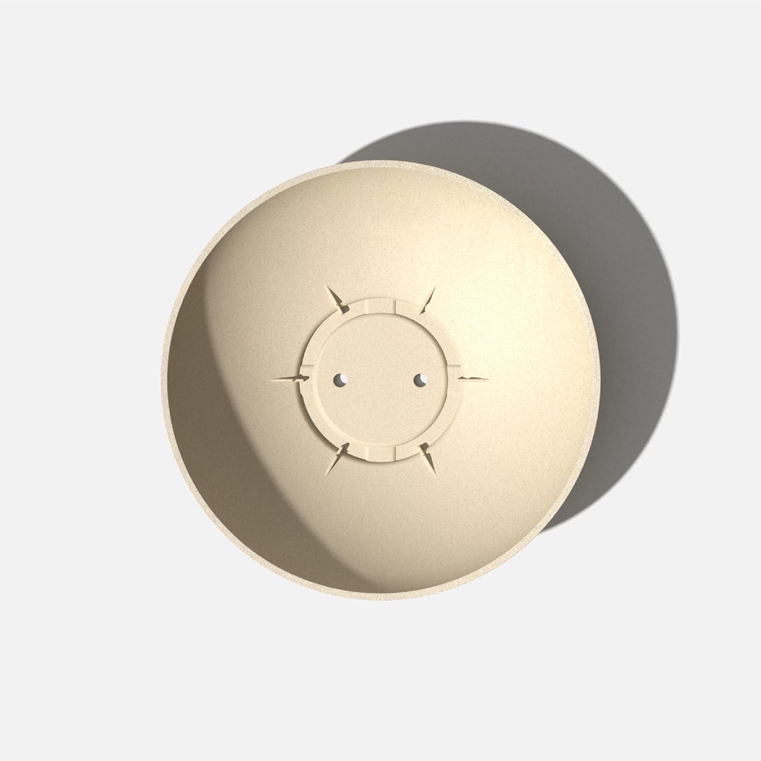 Veradek Mason Series Lane Bowl 24" Plastic-Stone Planter - Sand