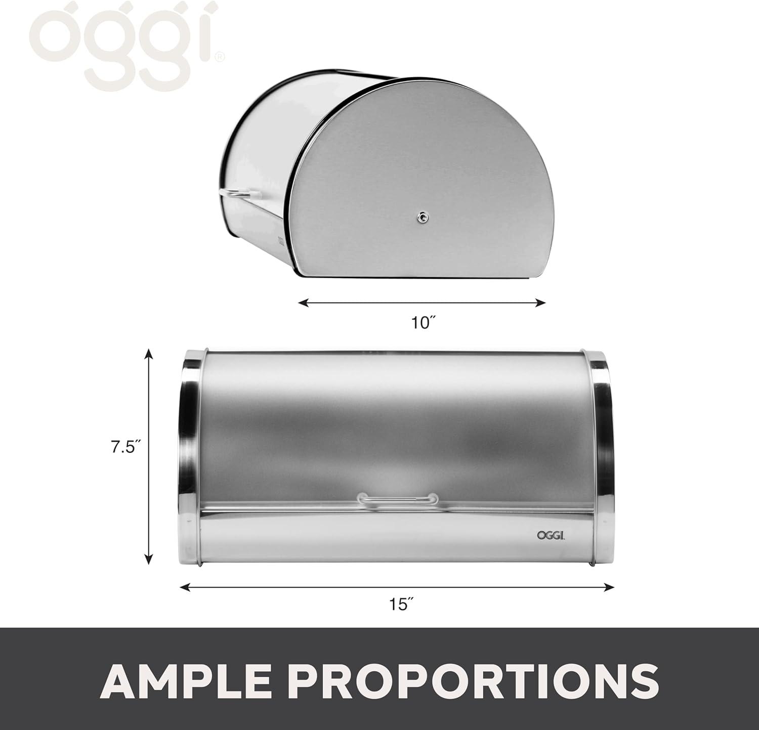 OGGI OGGI Neat Bread Box with Frosted Lid