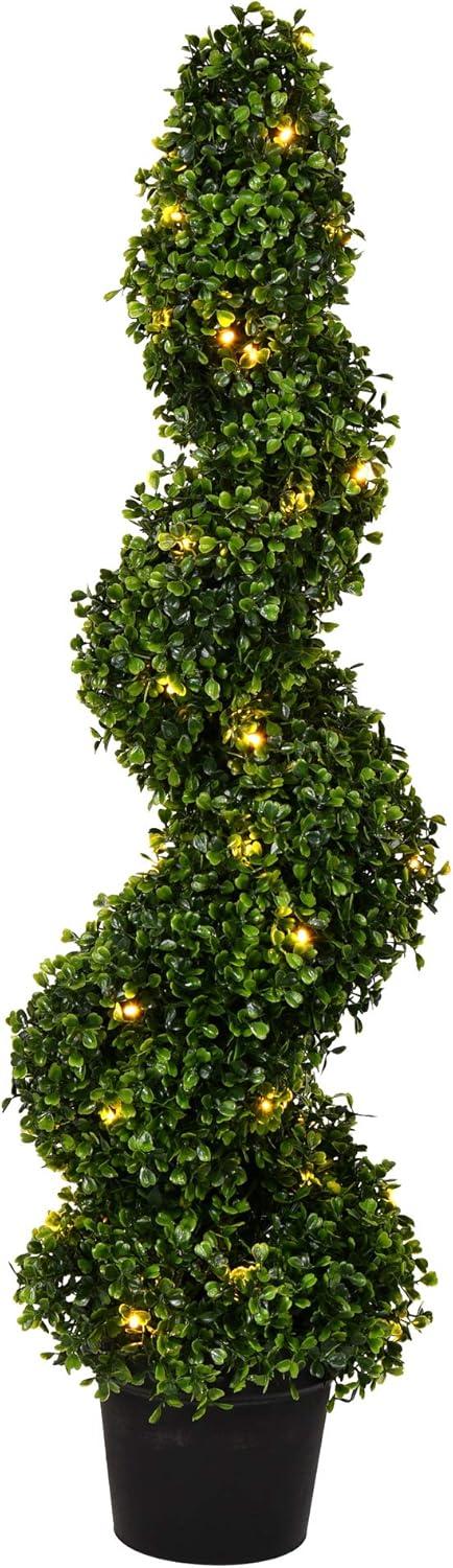 Vickerman Artificial Boxwood Spiral In Pot UV