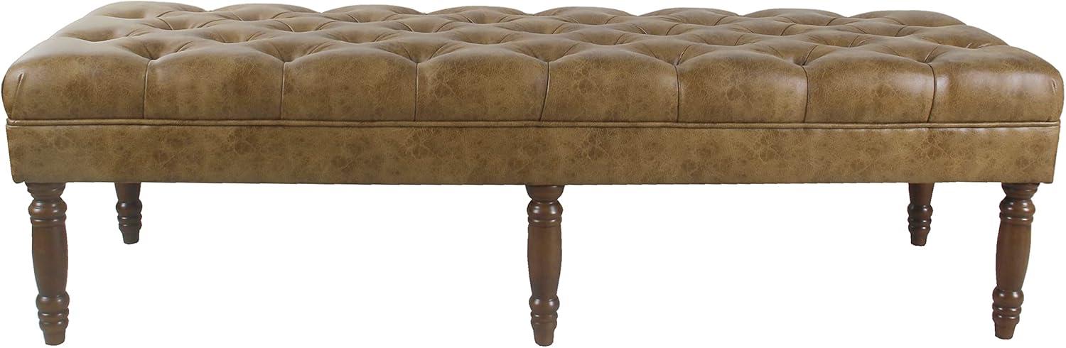 Auston Faux Leather Upholstered Bench