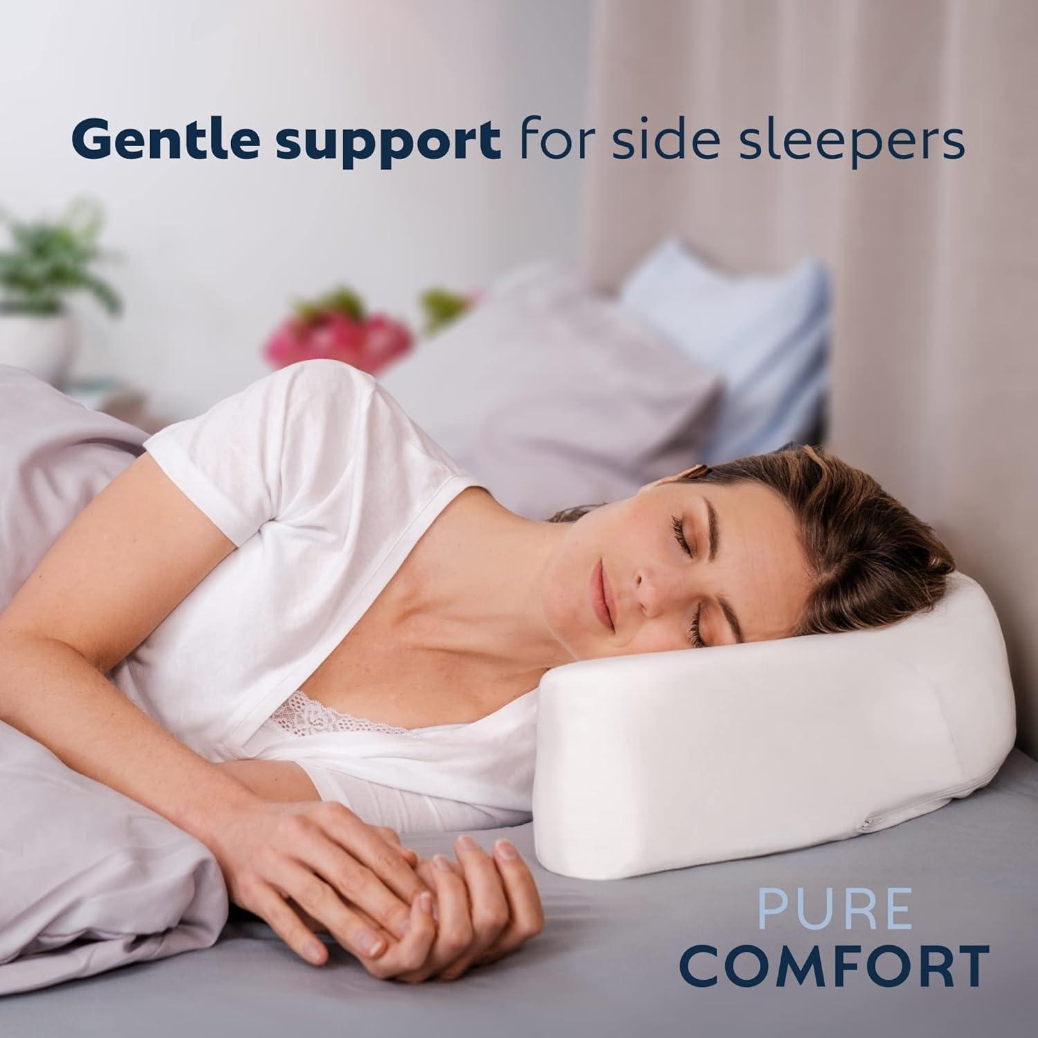 PureComfort Adult Side Sleeping Standard CPAP Bed Pillow, Supportive, 1 Pack
