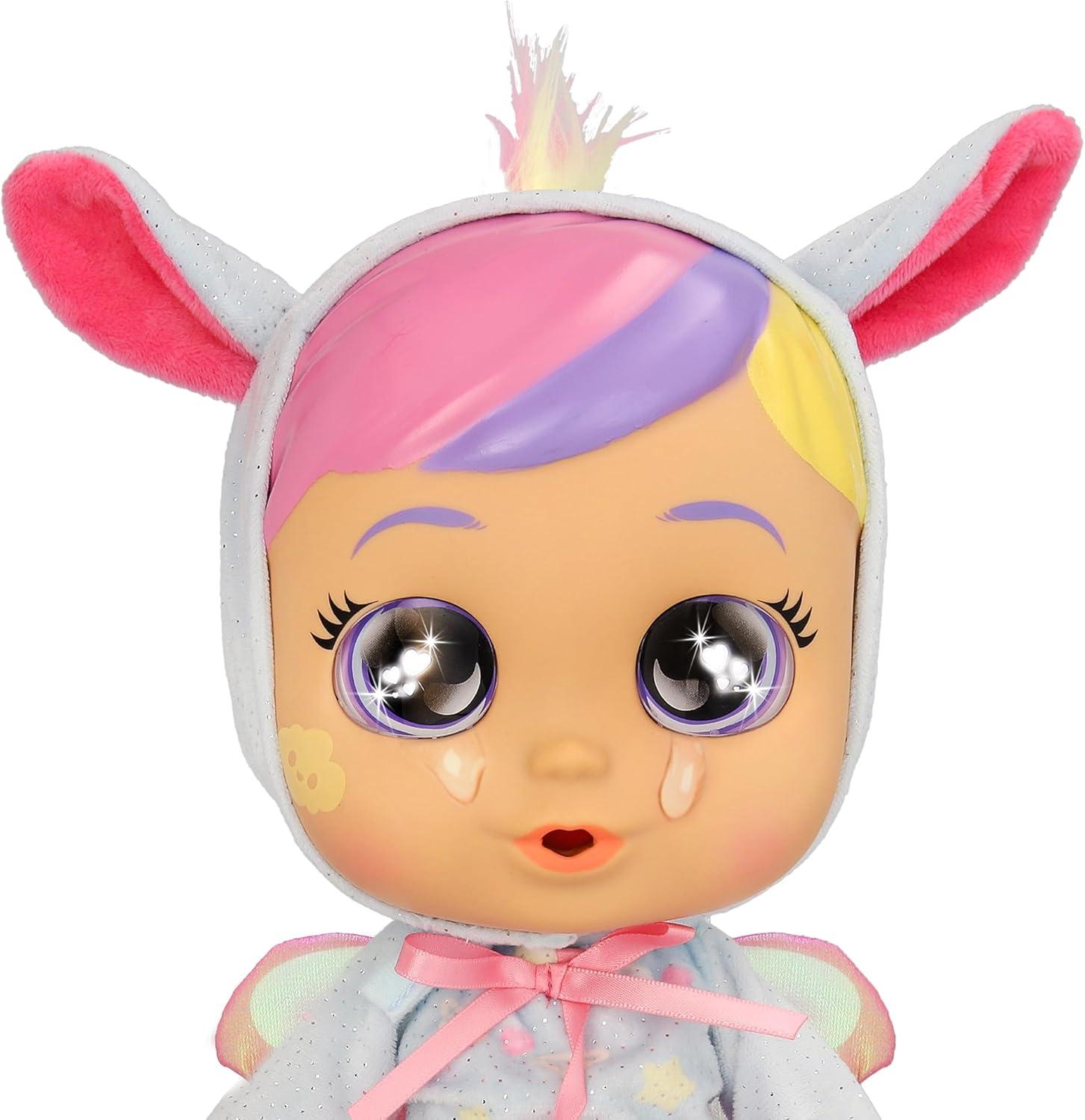 Cry Babies Day Care Jenna 12" Baby Doll w/ Light Up Eyes and Pegasus Themed Outfit