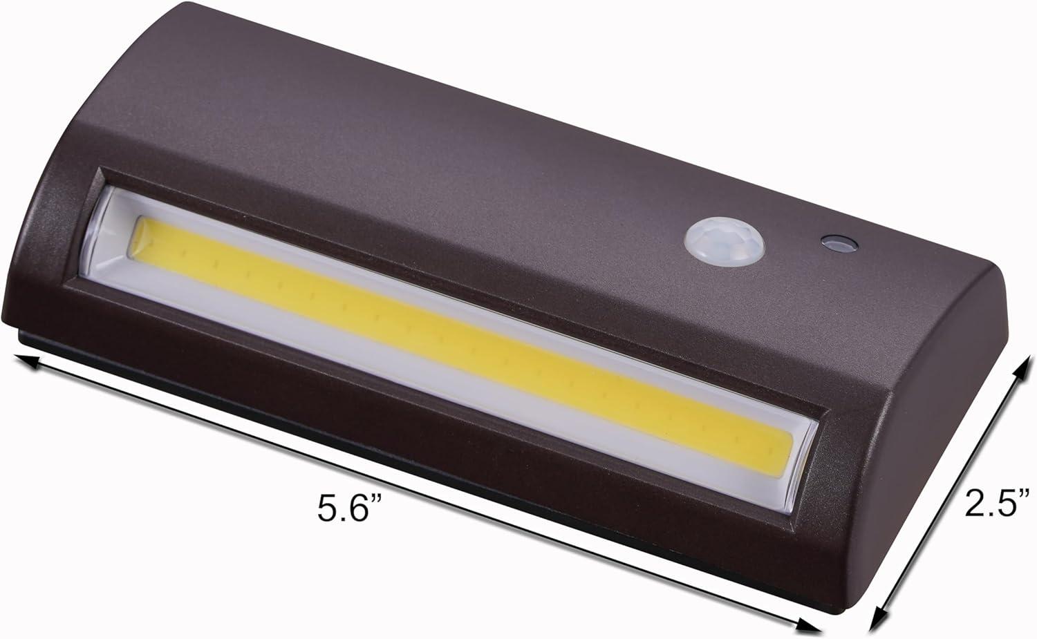 Bronze Motion Sensing LED Pathway Light, Battery Operated