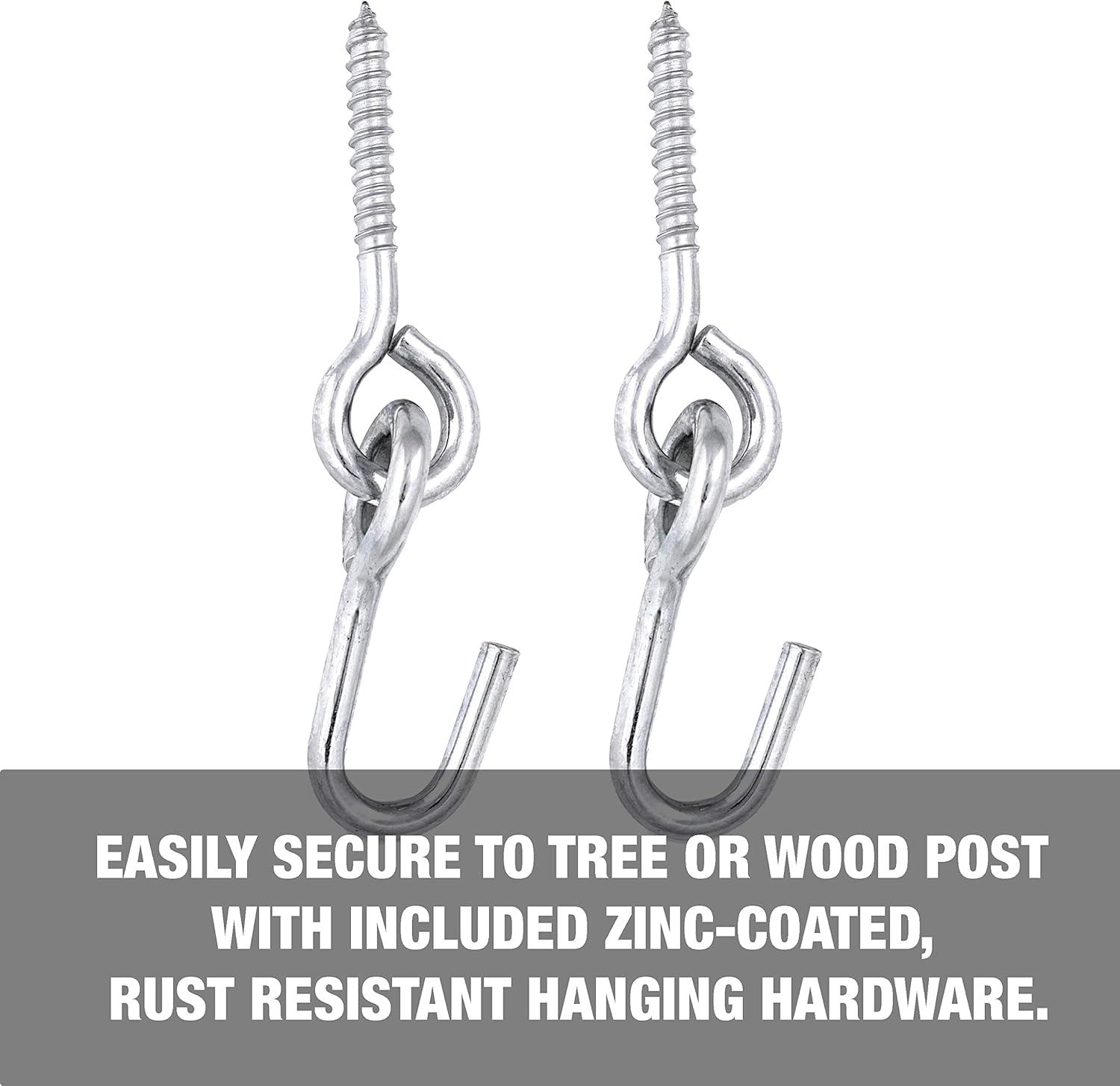 Bliss Hammocks Hammock in a Bag W/ Hanging Hardware, 40-in. Wide, 220 lb. Capacity, Tequila Sunrise Stripe