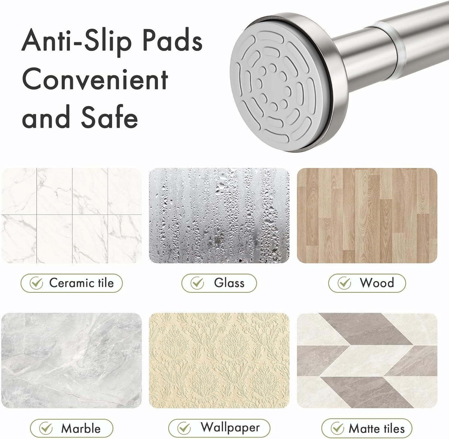 Tromay Heavy Duty Tension Shower Rod