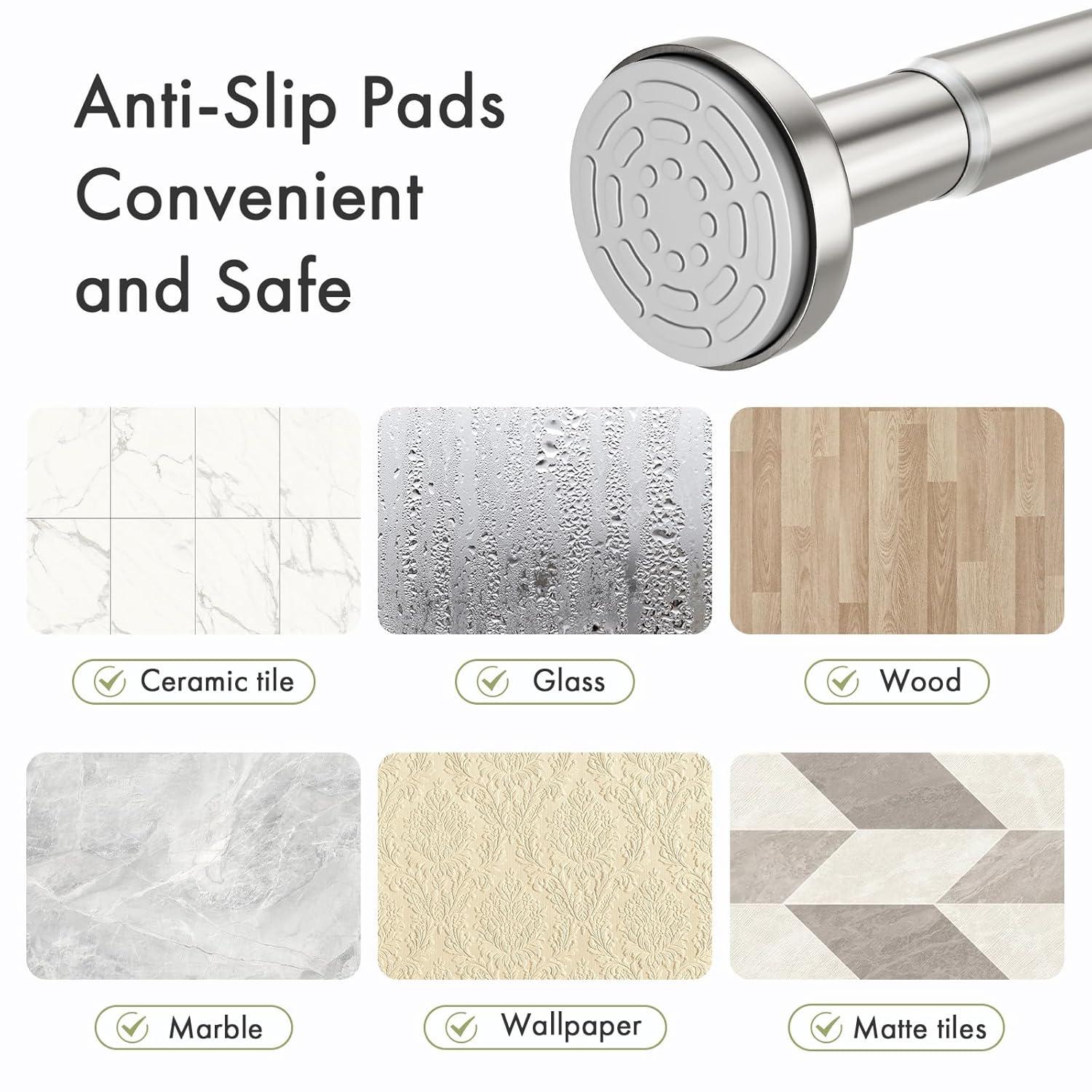 Tromay Heavy Duty Tension Shower Rod