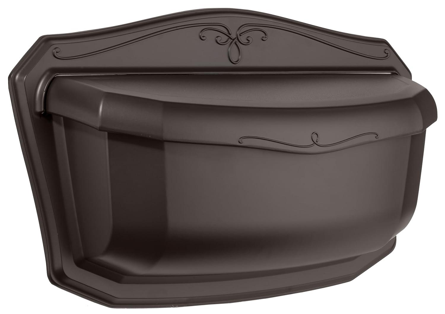 Architectural Mailboxes 2541RZ-10 Villa Wall Mount Mailbox - Rubbed Bronze - Small