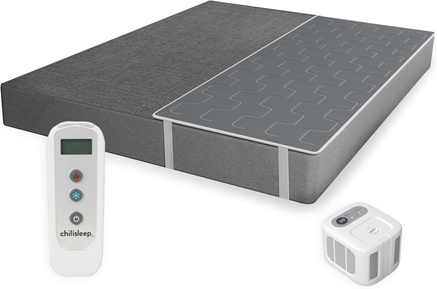Chilipad Cube Bed Cooling System - Cooling & Heating Mattress Topper, ME Half Queen Bedsize