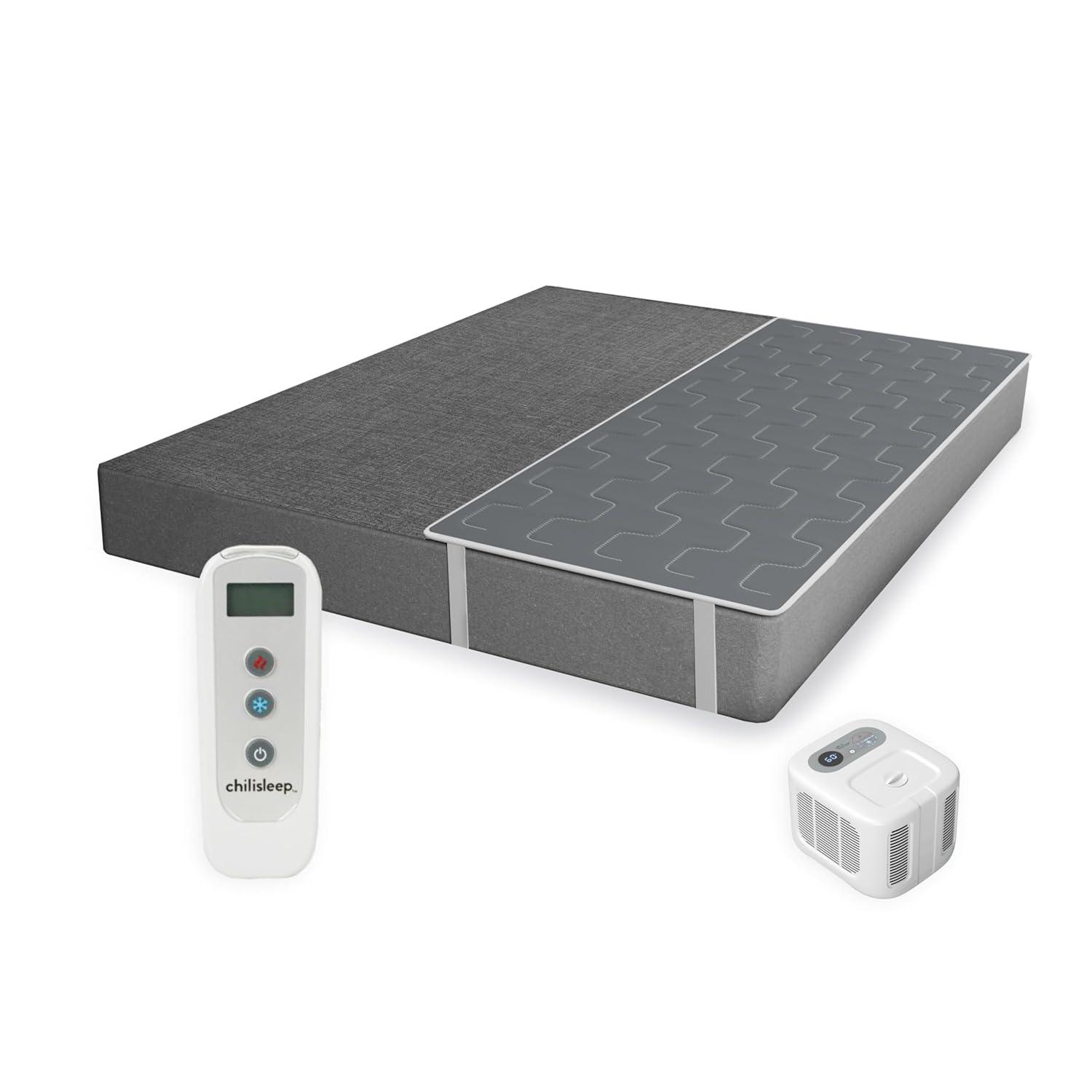 Chilipad Cube Bed Cooling System - Cooling & Heating Mattress Topper, ME Half Queen Bedsize