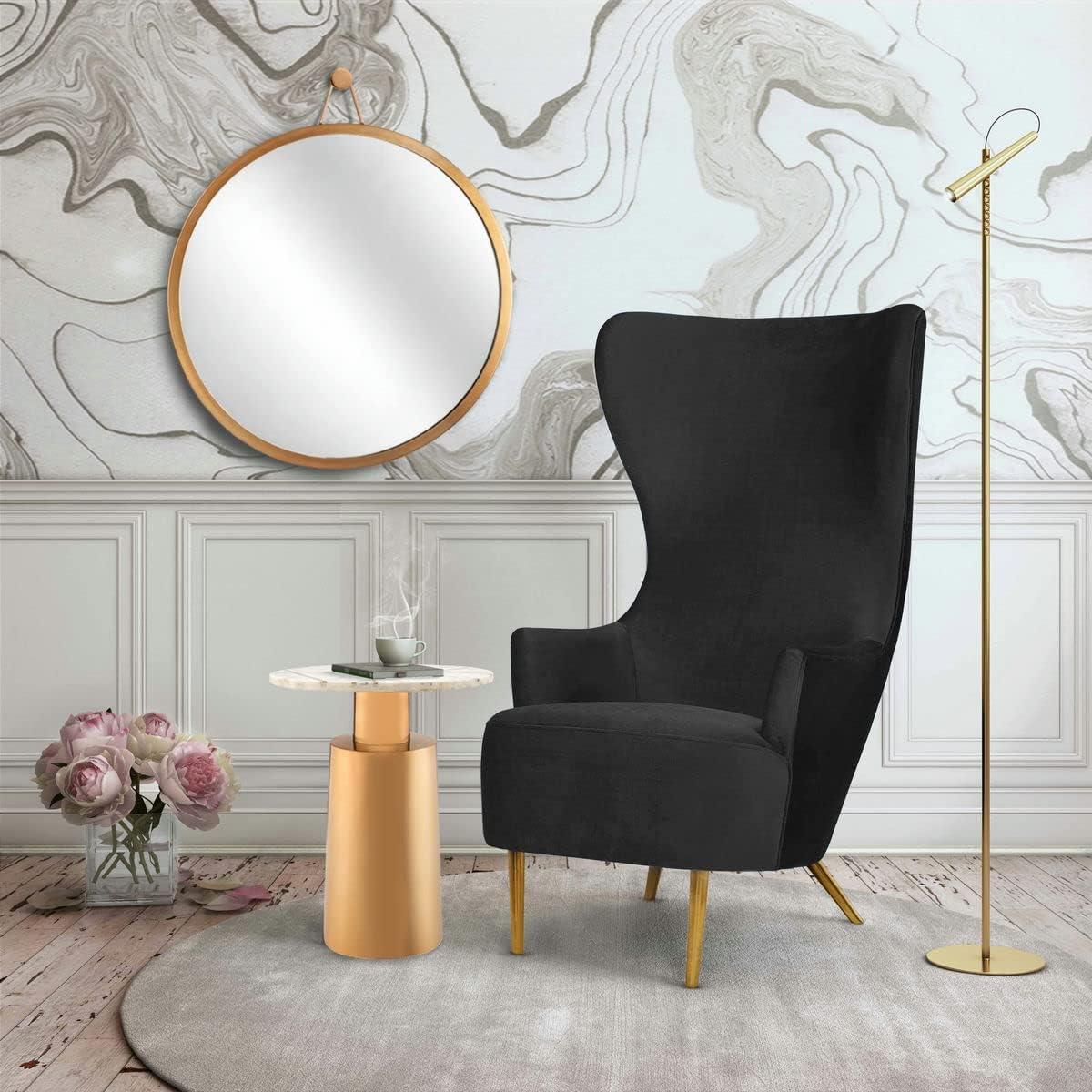 Julia Velvet Wingback Chair