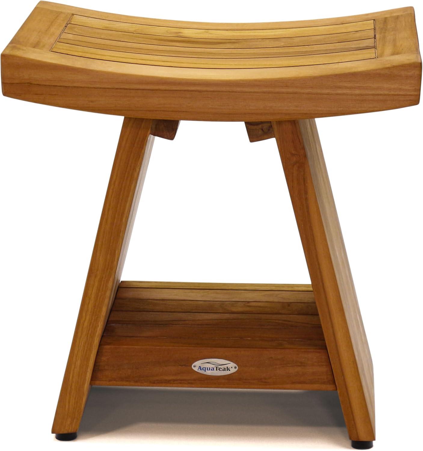 Aqua Teak Asia 18'' W Teak Shower Bench