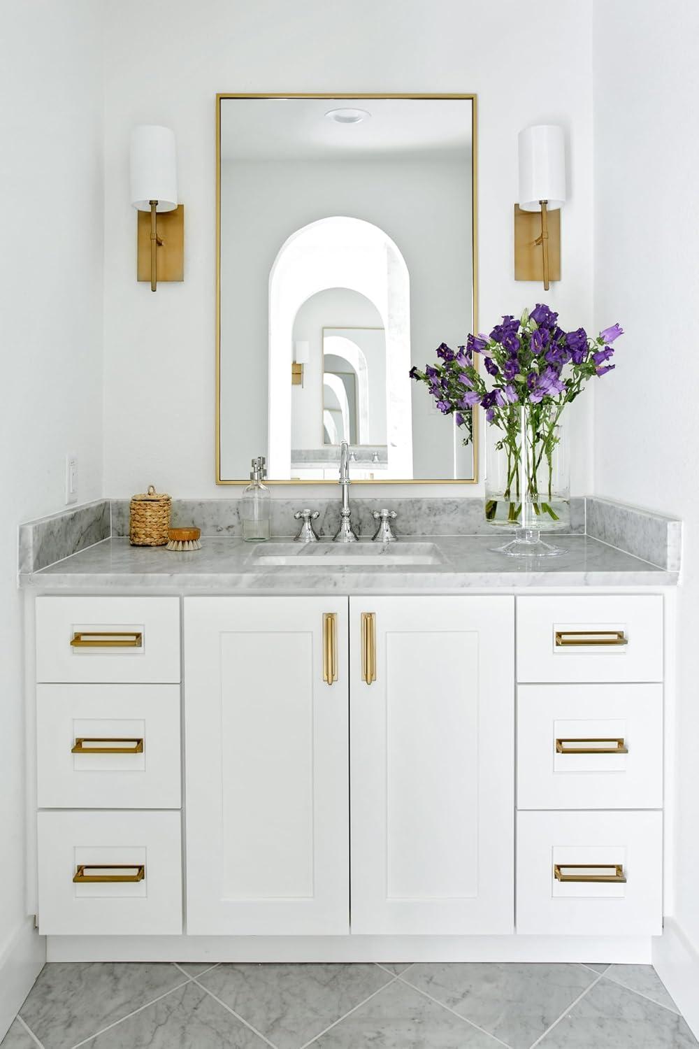 VER-241-AG-Crystorama Lighting-Veronica - One Light Wall Sconce-Aged Brass Finish