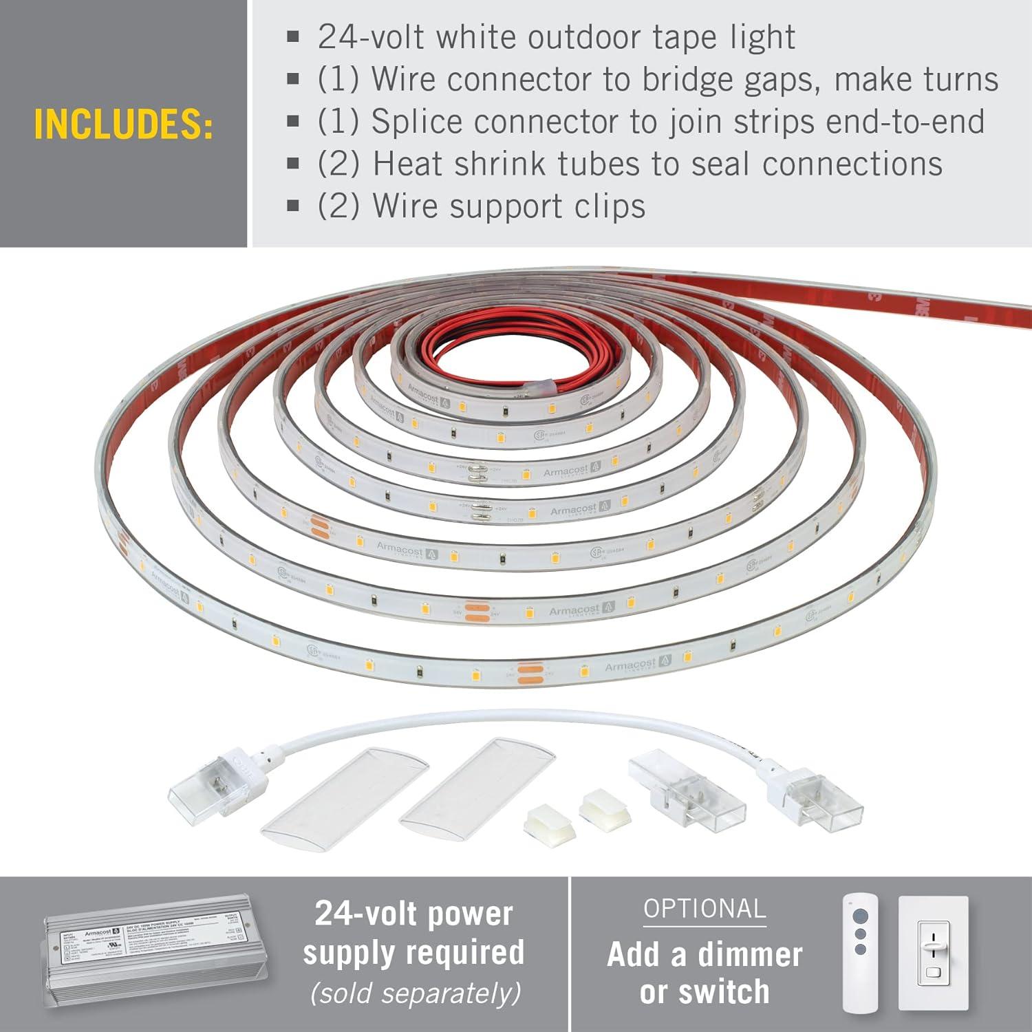 RibbonFlex Pro, 24V, 30LEDs/M, IP67, 2.5M Undercabinet Strip Light