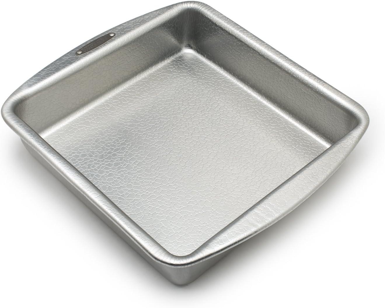 Doughmakers 10'' Aluminum Non-Stick Square Cake Pan