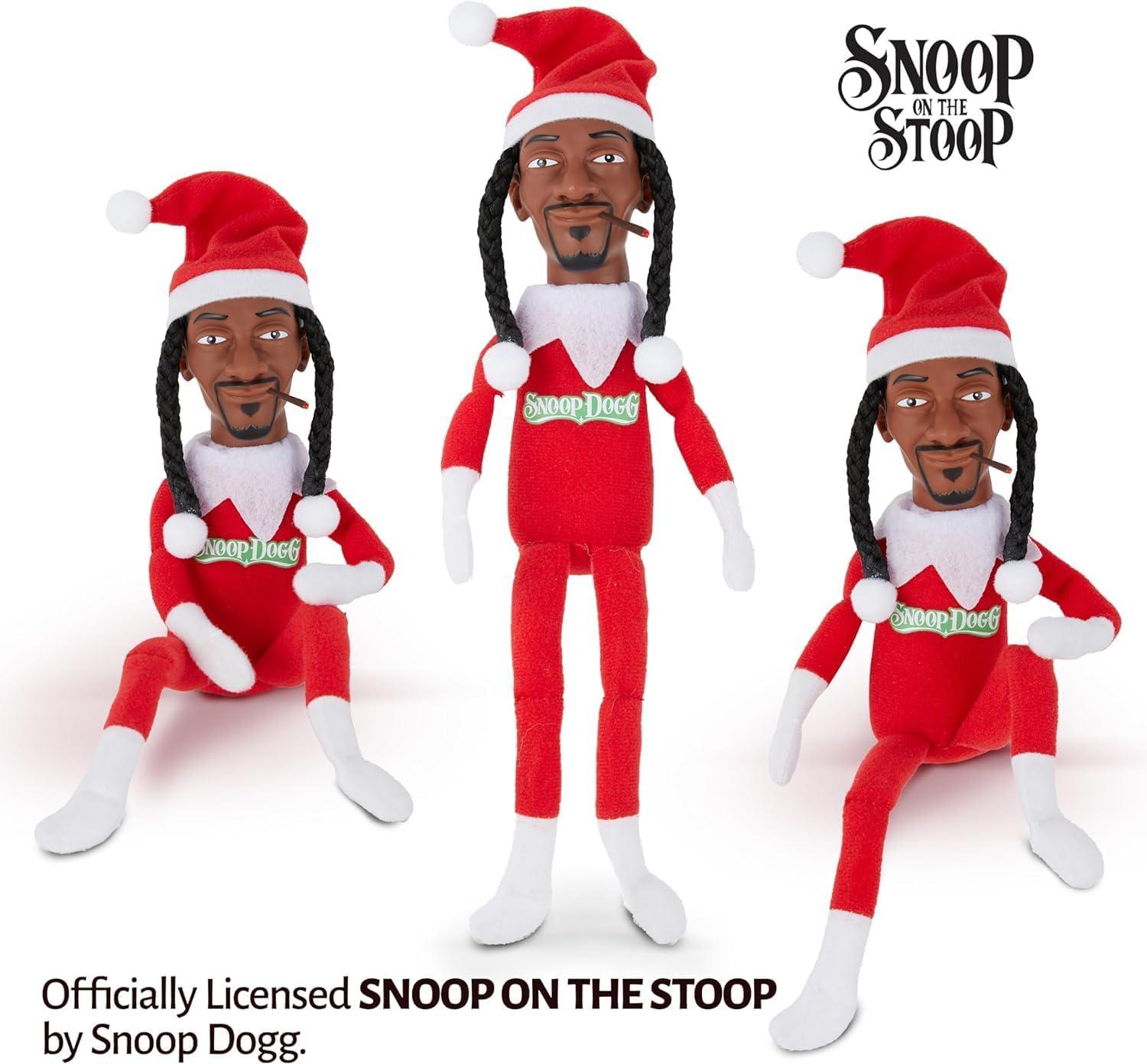 Snoop Elf on a Shelf, Elf Doll,2024 Christmas Gift Toy 12" Figurine Elf, Plush Toys,+Big Size Gift Box(Special2024Edition)